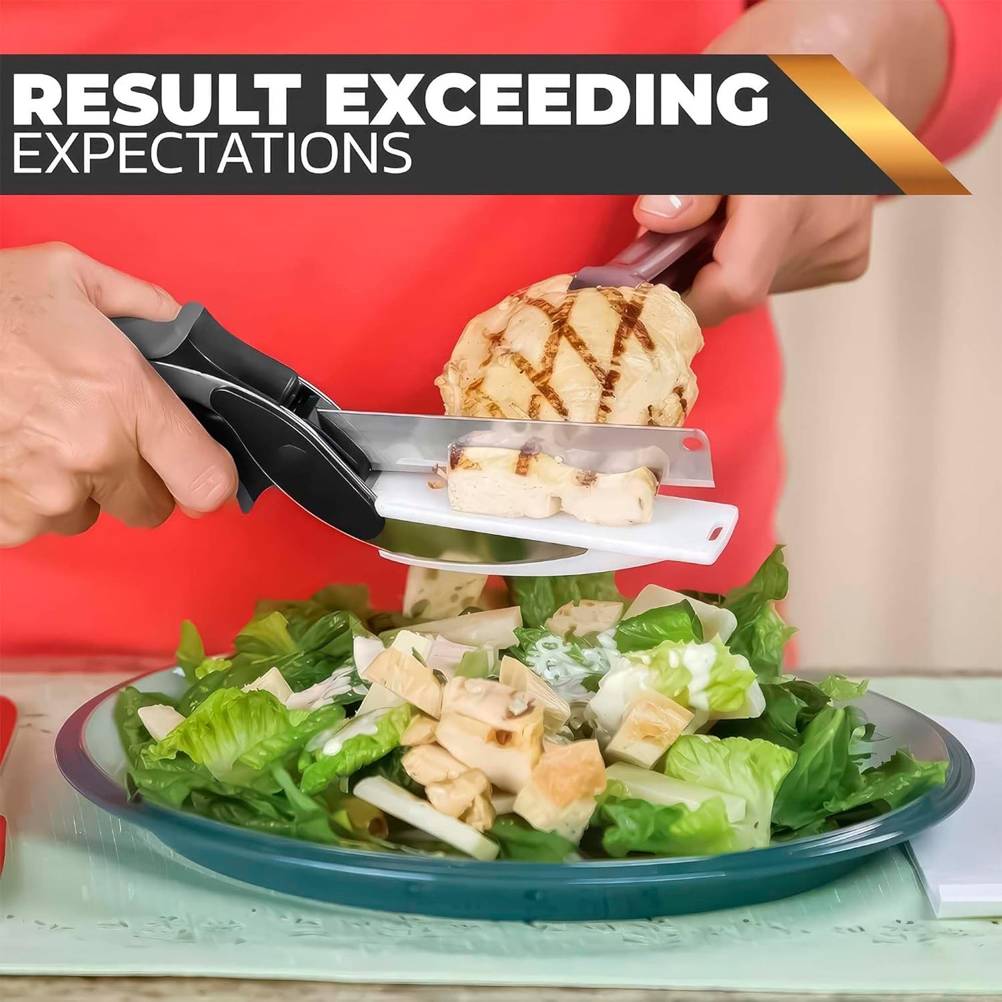 Scissors with Built-In Cutting Board