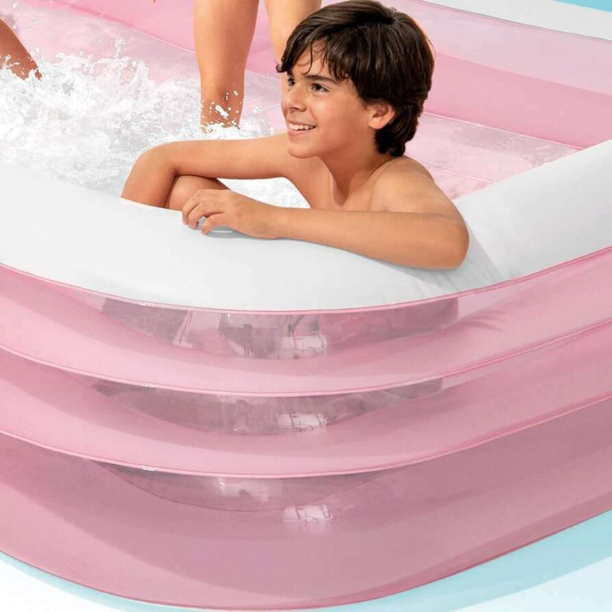 Swim Center Inflatable Family Pool - Pink - Medaid International