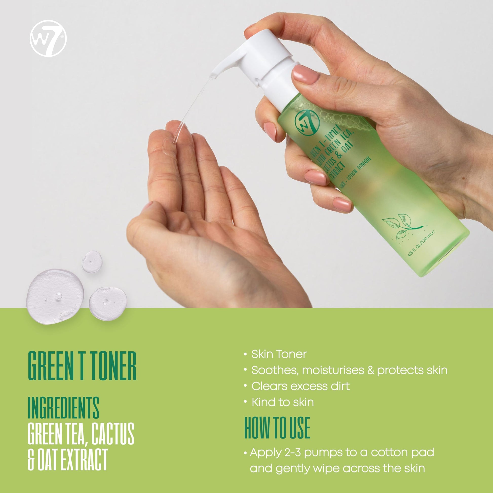 W7 Skin Refresh Skincare Set | Face Cleanser, Toner, Serum & Moisturizer | Hydrating & Glow Boosting Routine | Full Size, Long Lasting Products to Use at Home - Medaid International