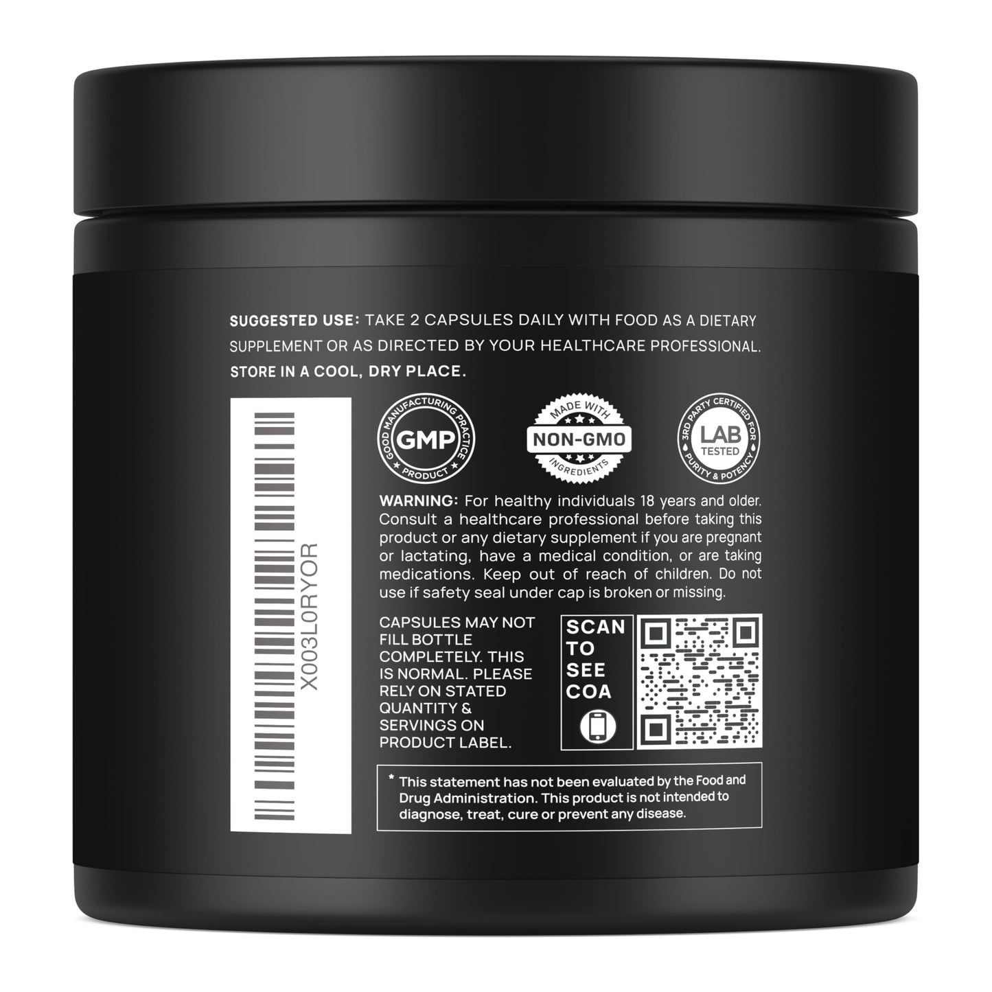 20,000mg 16x Strength Lions Mane Supplement Capsules Super Nootropic w. Ashwagandha & Rhodiola - Highest Potency Lion's Mane Mushroom Extract 50% Polysaccharides Brain Supplements for Memory and Focus - Medaid International