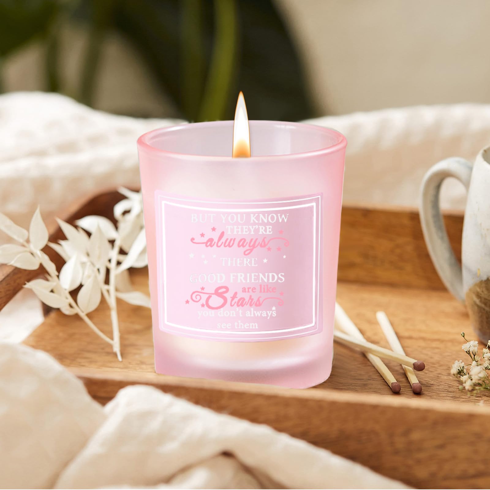 Friendship Gifts for Women Pink Ceramics Coffee Mug Tea Cup Unique Birthday Christmas Gifts Ideas for Friends Female Her Soul Sister Besties Coworker BFF Cute Stuff - Medaid International