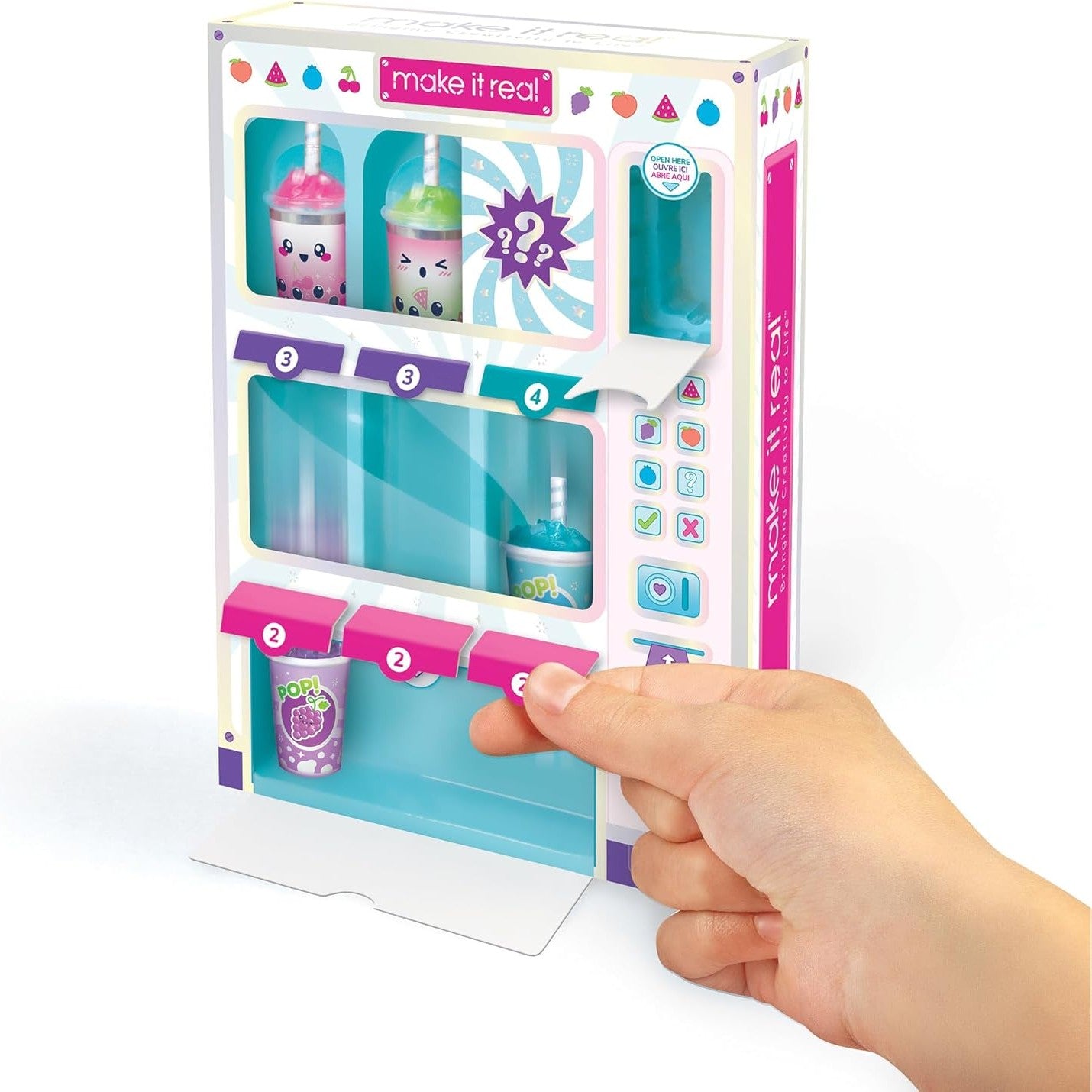 Lip Gloss Dispenser &  Nail Polish with Stickers Kit for Girls - Medaid International