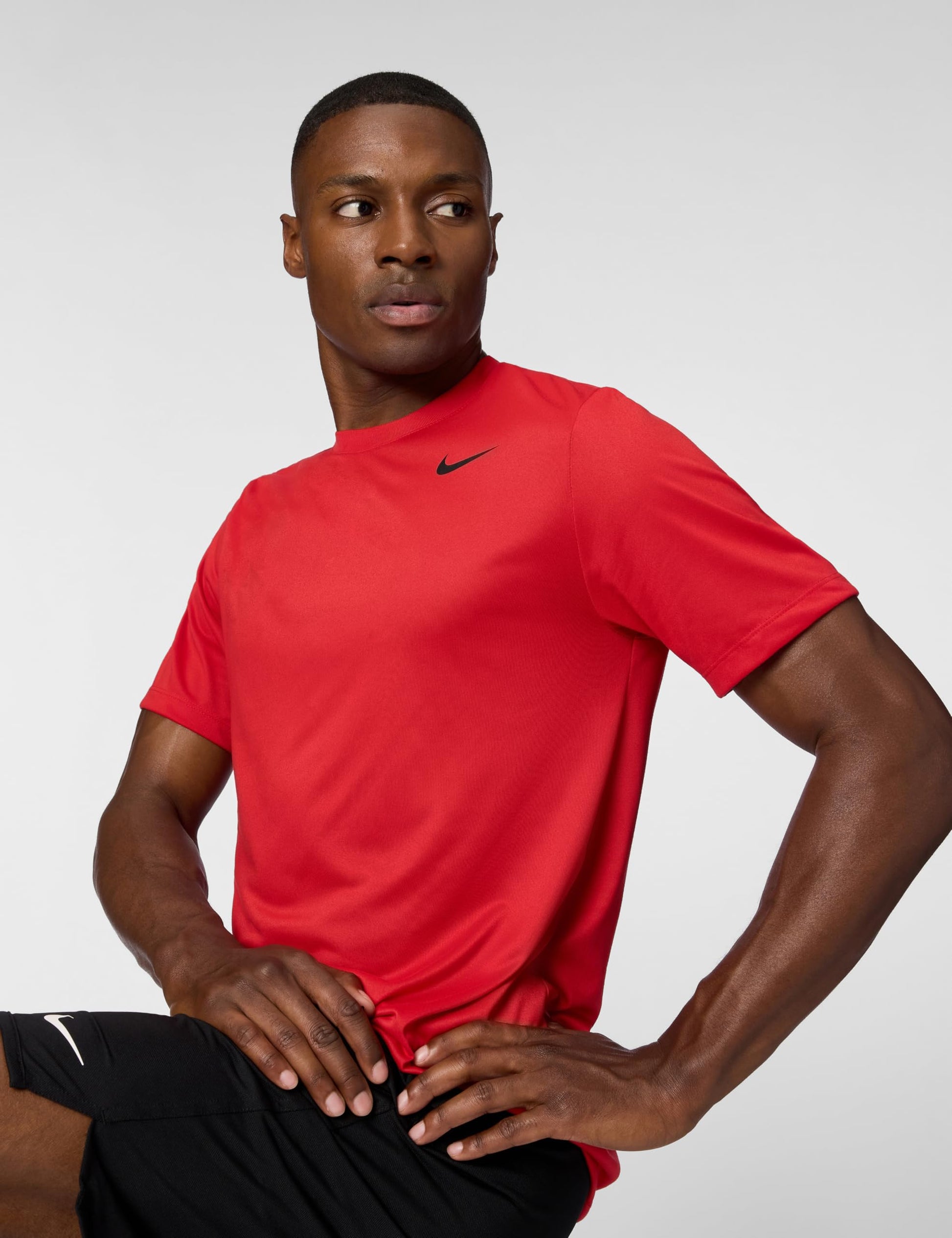 Nike Men's Dri-Fit Legend Fitness T-Shirt, University Red/Black, XX-Large - Medaid International
