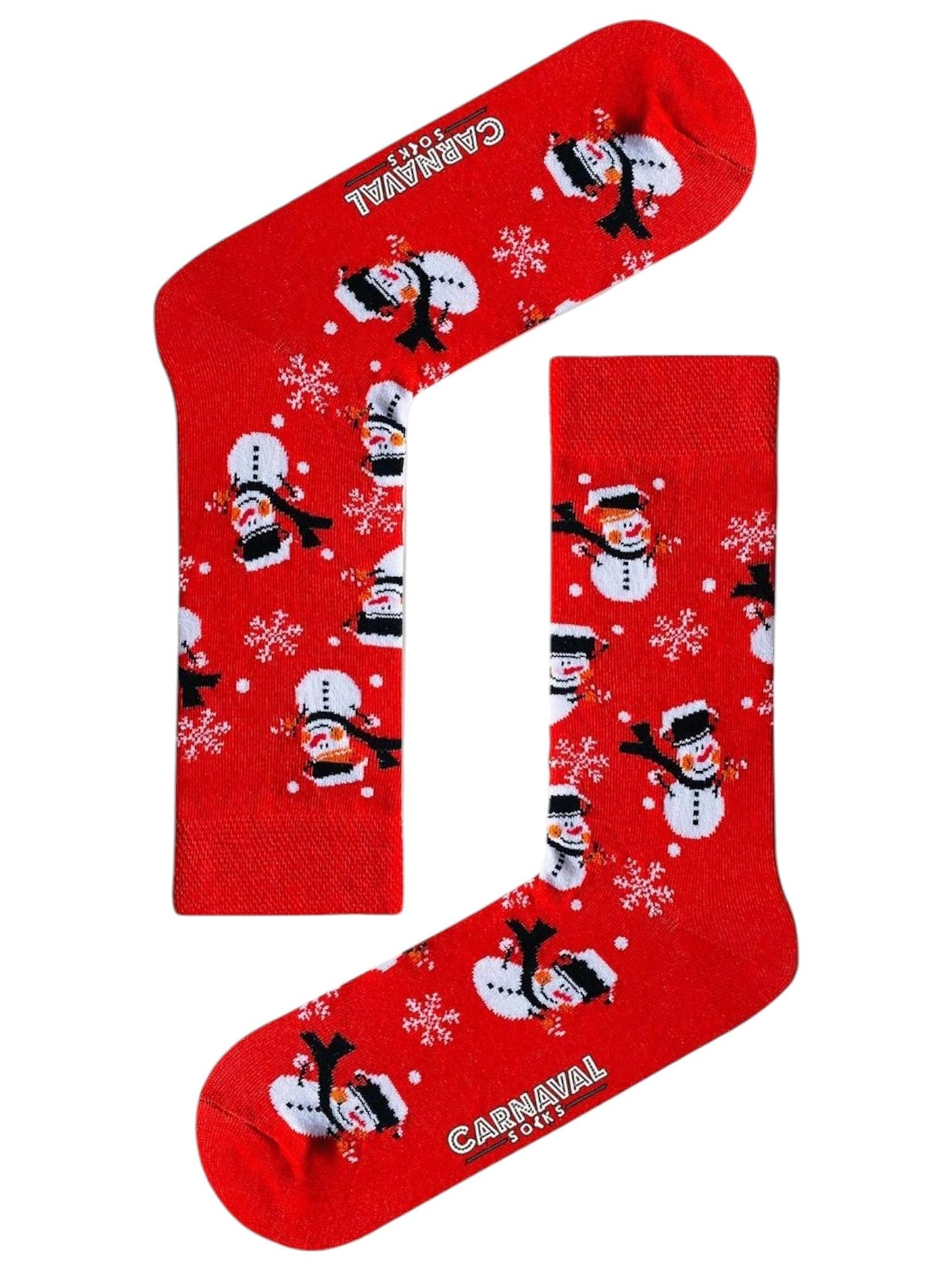 CARNAVAL SOCKS THE PARTY HAS BEGUN Women's & Men's Christmas Novelty Socks, Multicolor Cartoon Crew Length, 2 Count, Adults, Christmas Lovers, Novelty Socks Enthusiasts - Medaid International