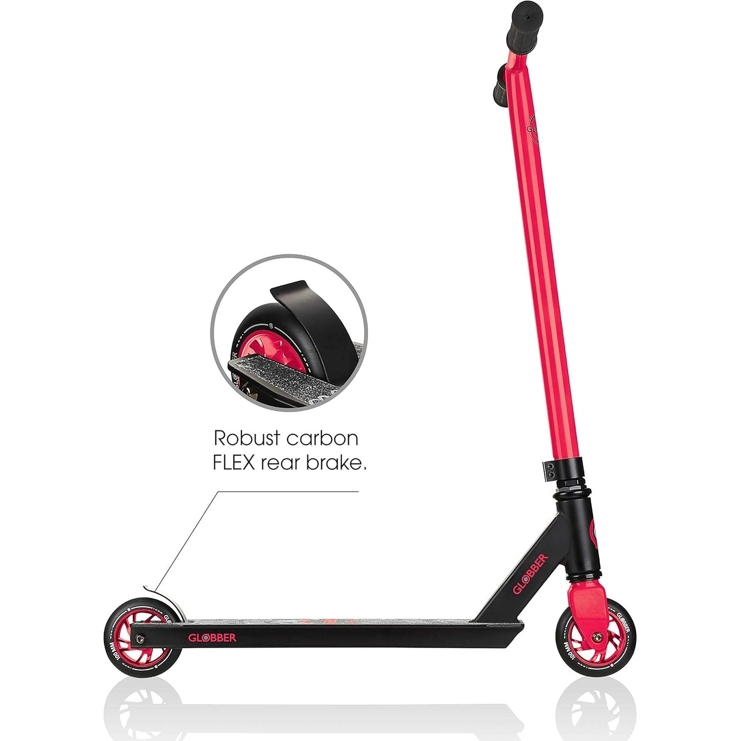 stunt scooter - black - red - Medaid International