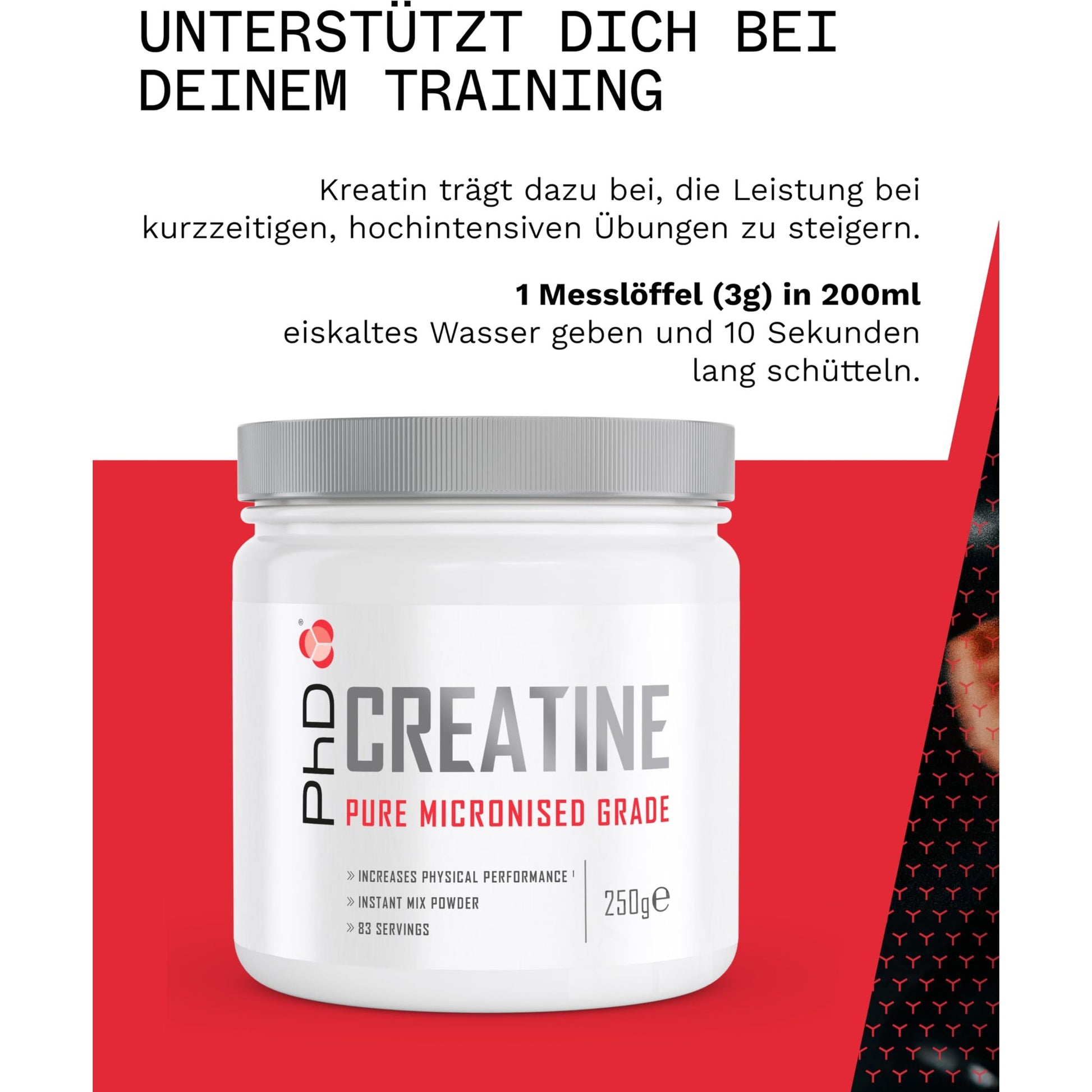 PHD Nutrition Creatine 250g - Medaid International