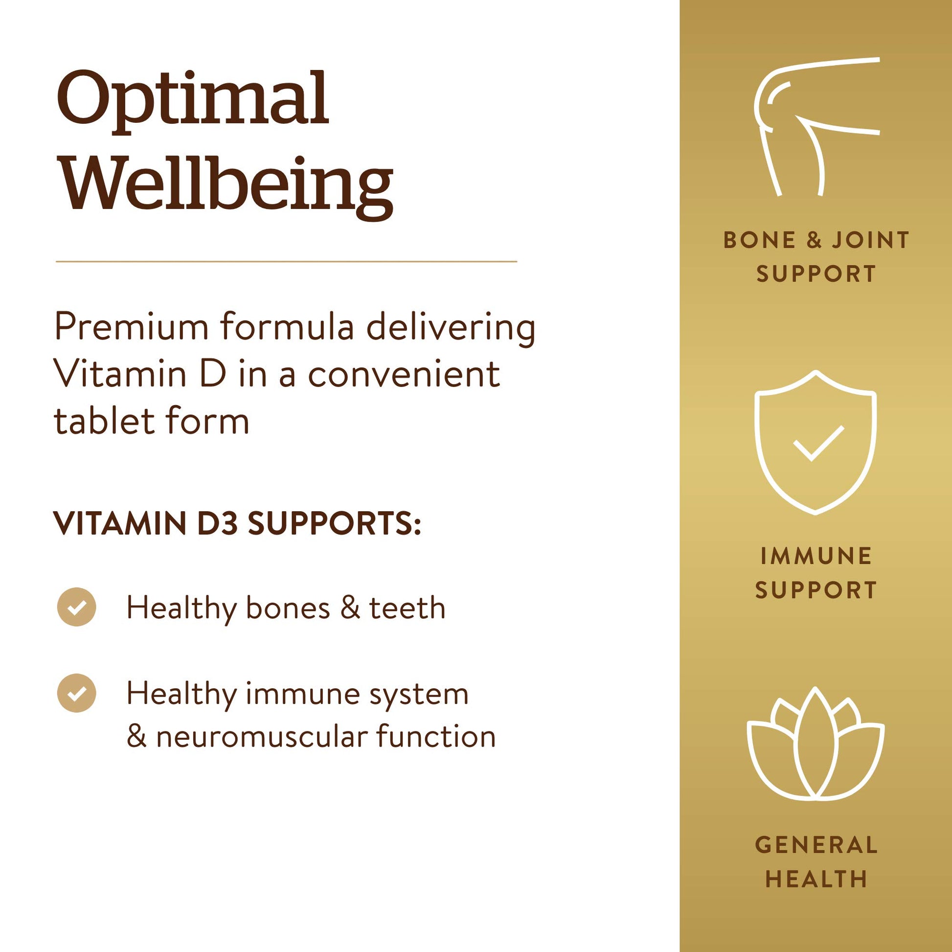 Solgar Vitamin D3 (Cholecalciferol) 25 mcg (1000 IU) – 180 Tablets - Helps Maintain Healthy Bones & Teeth - Immune System Support - Non-GMO, Gluten Free, Dairy Free, Kosher - 180 Servings - Medaid International