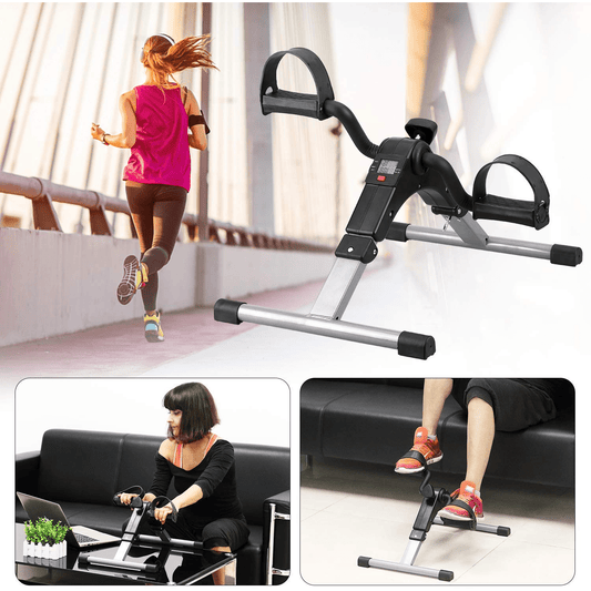Sport Foldable Pedal Exerciser, Stationary Under Desk Exercise Equipment Arm/Leg/Foot Peddler Exercise - Medaid International