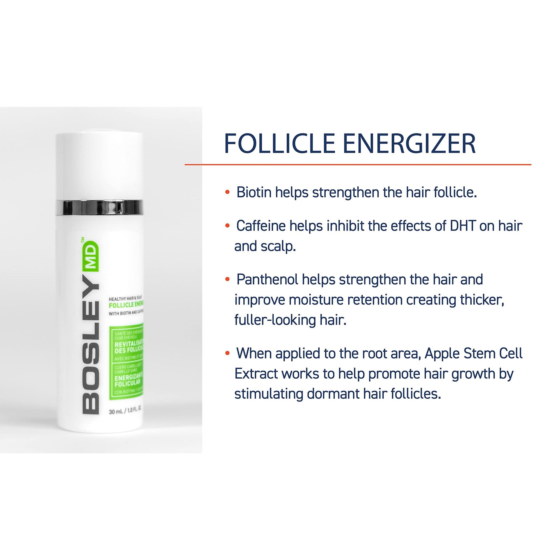 Bosley Hair Rejuvenation System - Hair ReGrowth System - Medaid International