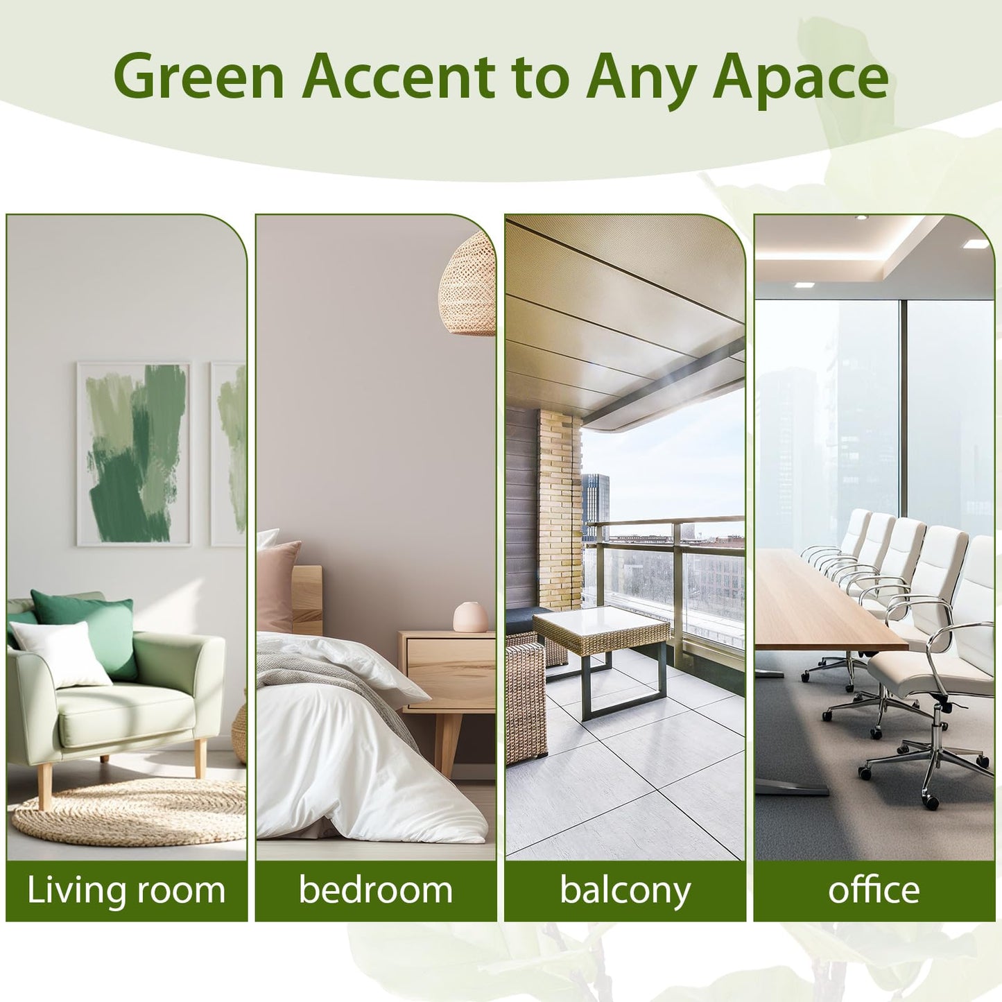 Artificial Fiddle Leaf Fig Tree, 6FT Faux Ficus Lyrata Plant with Realistic Leaves, Lifelike Home Decor Faux Tree in Stylish Pot for Indoor, Office, Living Room Decor (6ft) - Medaid International