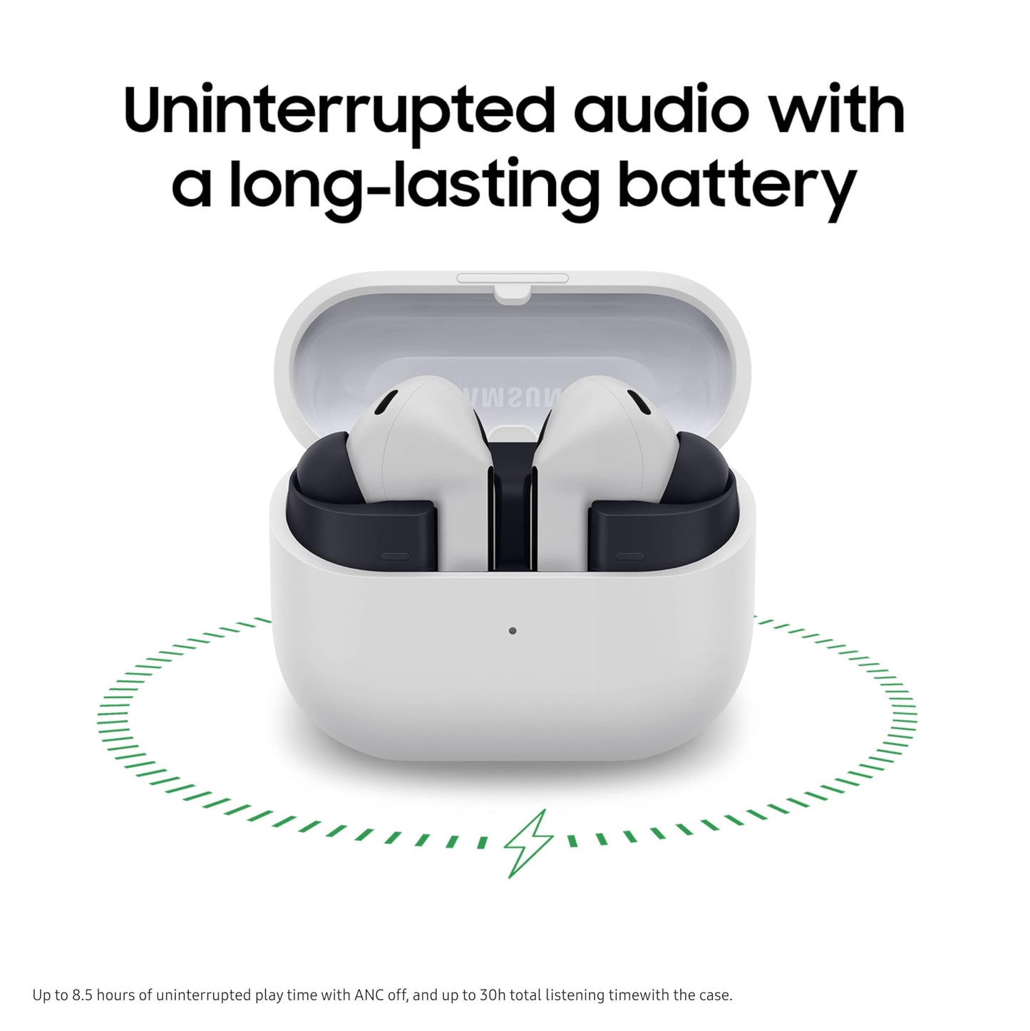 SAMSUNG Galaxy Buds 3 FE (2025) + Galaxy SmartTag2, True Wireless Bluetooth Earbuds, Active Noise Cancellation, Powerful Sound, Clear Calls, Long Lasting Battery, Black [US Version, 2 Year Warranty] - Medaid International