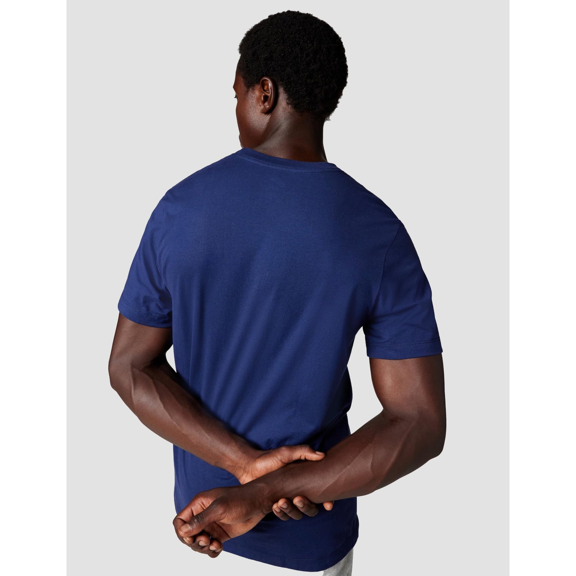 Nike Men's Sportswear Icon Swoosh T-Shirt, Midnight Navy/White, Medium - Medaid International