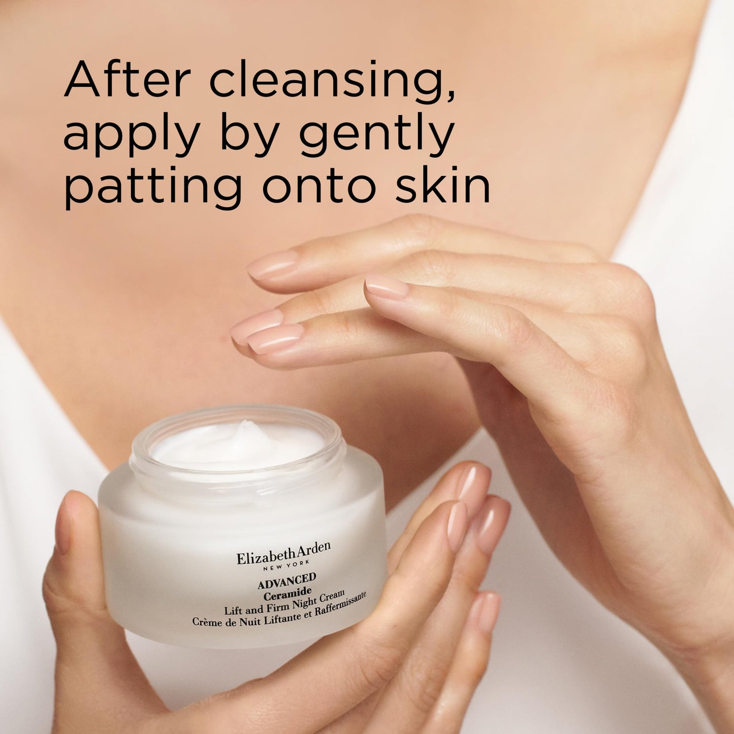 Elizabeth Arden Advanced Ceramide Lift and Firm Face Cream, Hydrating Moisturizer for Night, Infused with Peptides, 1.7 Oz - Medaid International