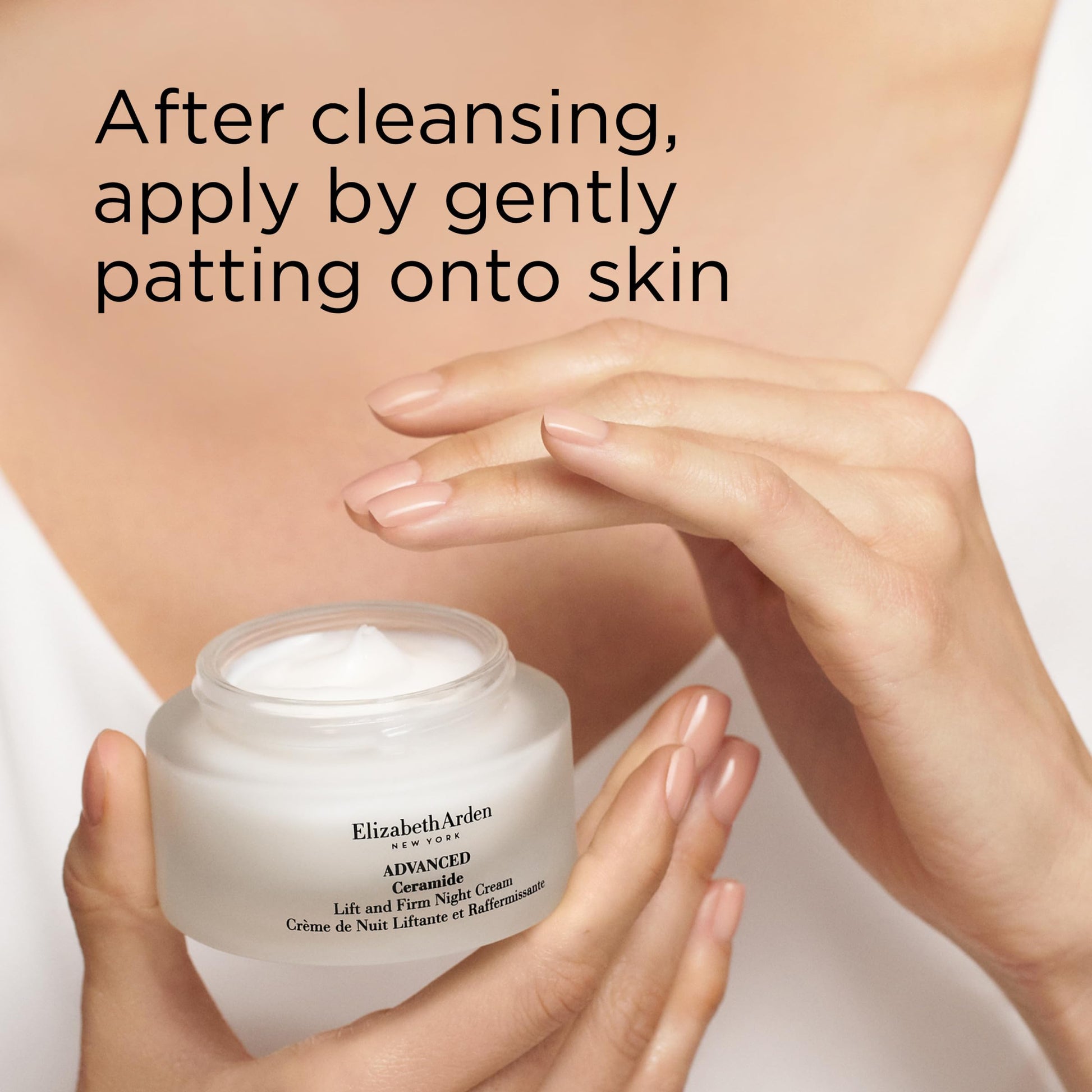 Elizabeth Arden Advanced Ceramide Lift and Firm Face Cream, Hydrating Moisturizer for Night, Infused with Peptides, 1.7 Oz - Medaid International