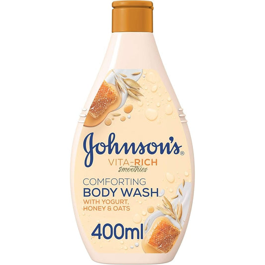 Johnson's Vita-rich Body Wash Comforting Honey/yogurt - 400 ml - Medaid