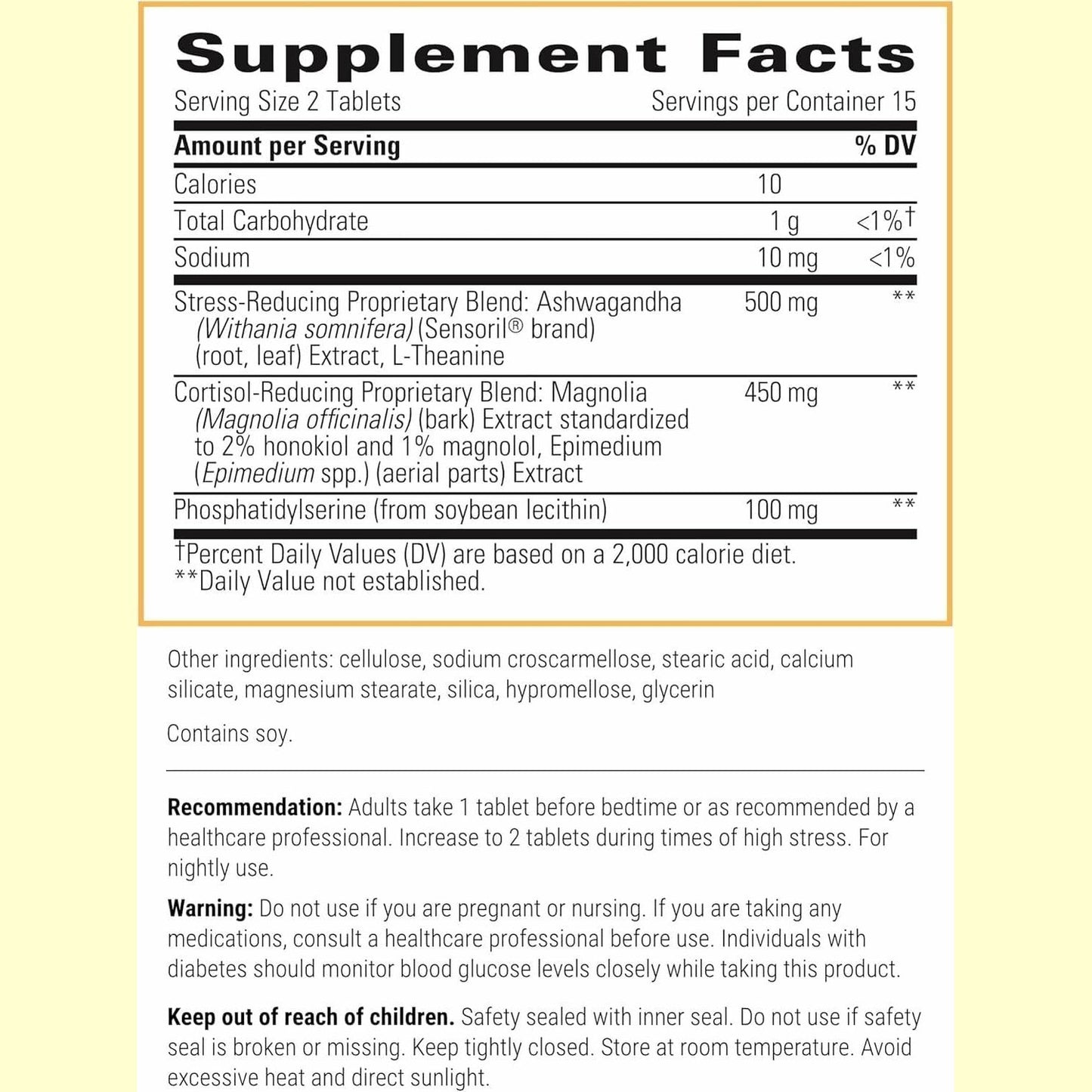 Integrative Therapeutics Cortisol Manager - Adrenal Health Support Supplement for Healthy Stress Response* - Vegan, Dairy-Free & Gluten-Free - 30 Tablets (15 Servings) - Medaid International