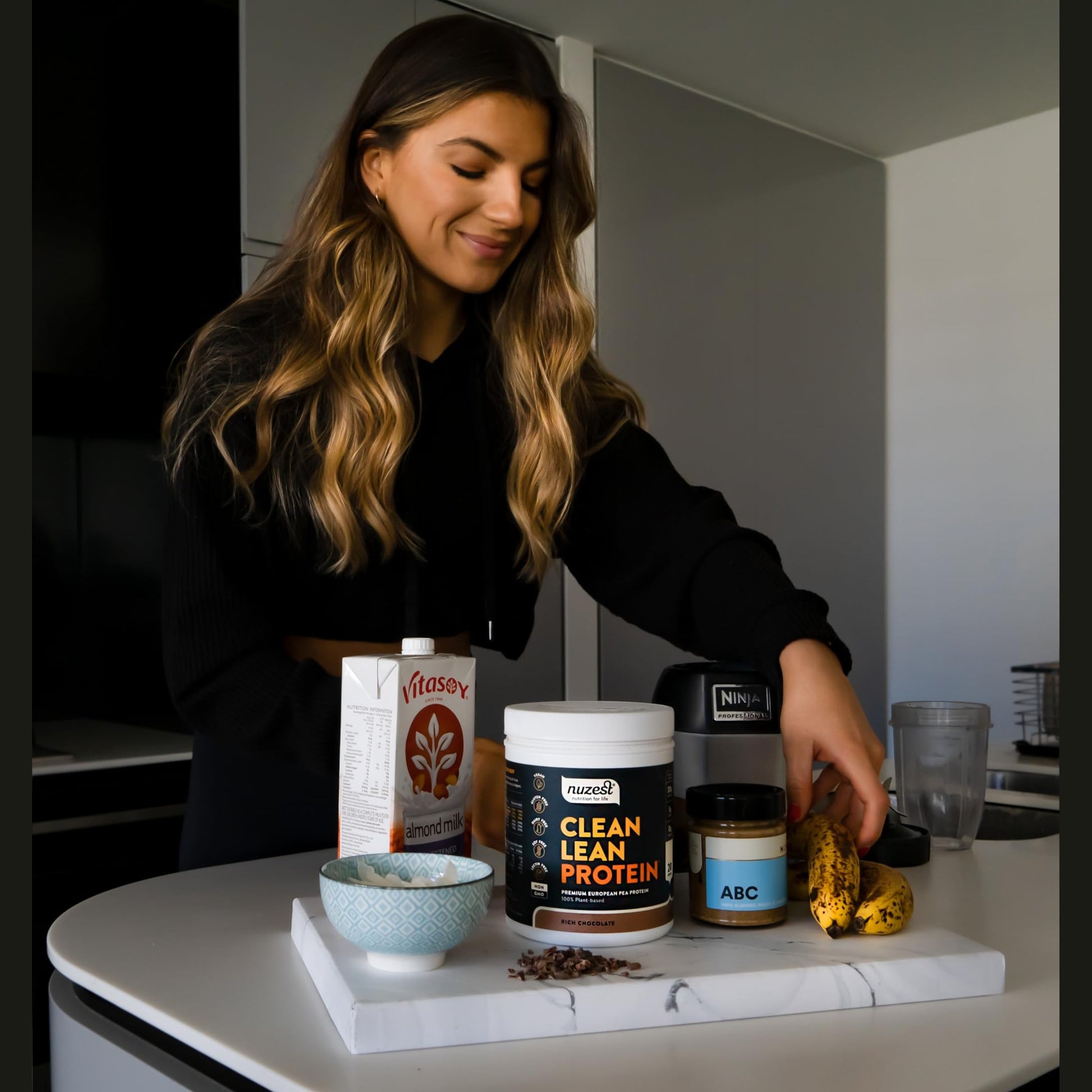 NuZest Clean Lean Protein (pea), Chocolate, 1.1 pounds - Medaid International
