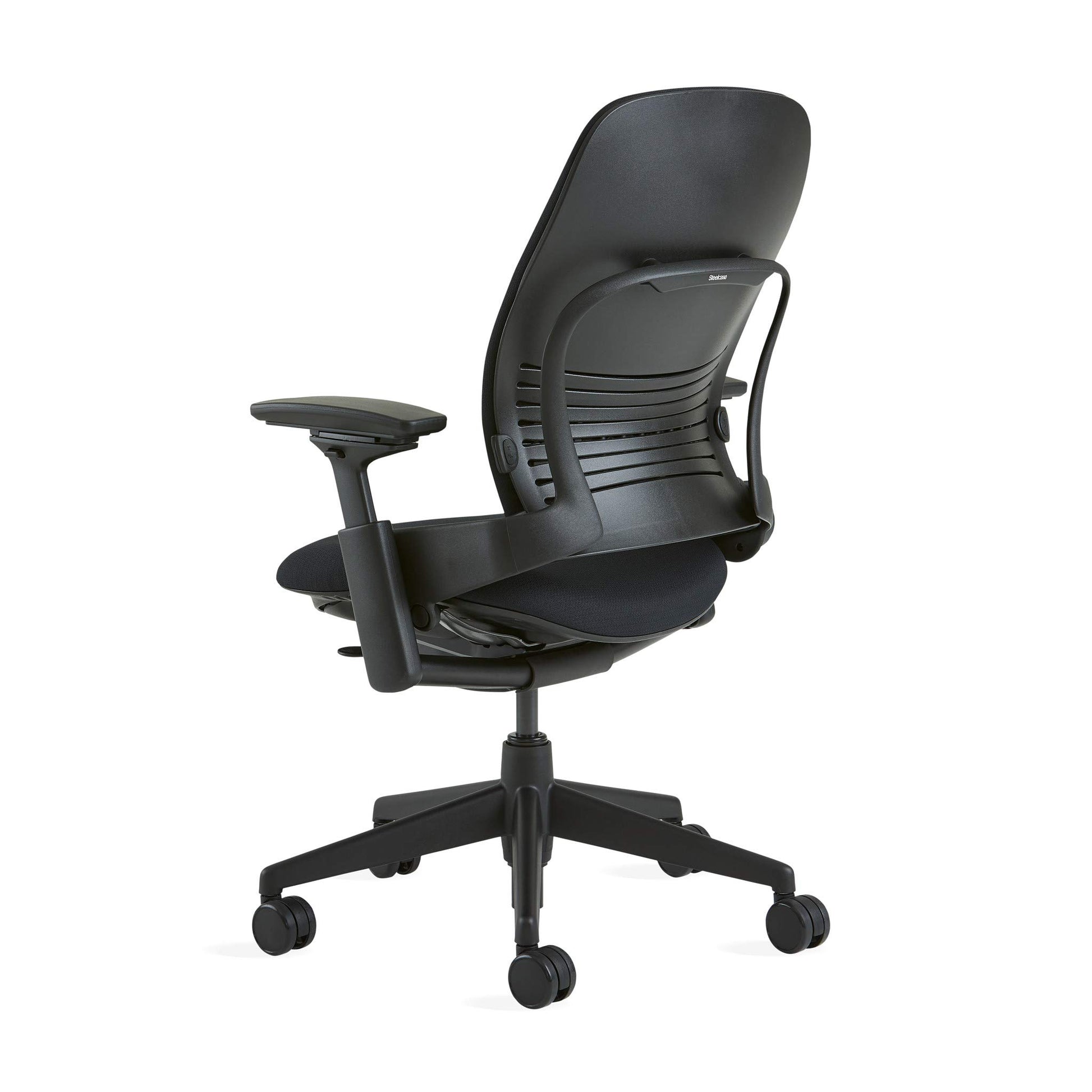 Steelcase Leap Chair, Black Fabric,FBA,5" Cylinder - - Medaid International