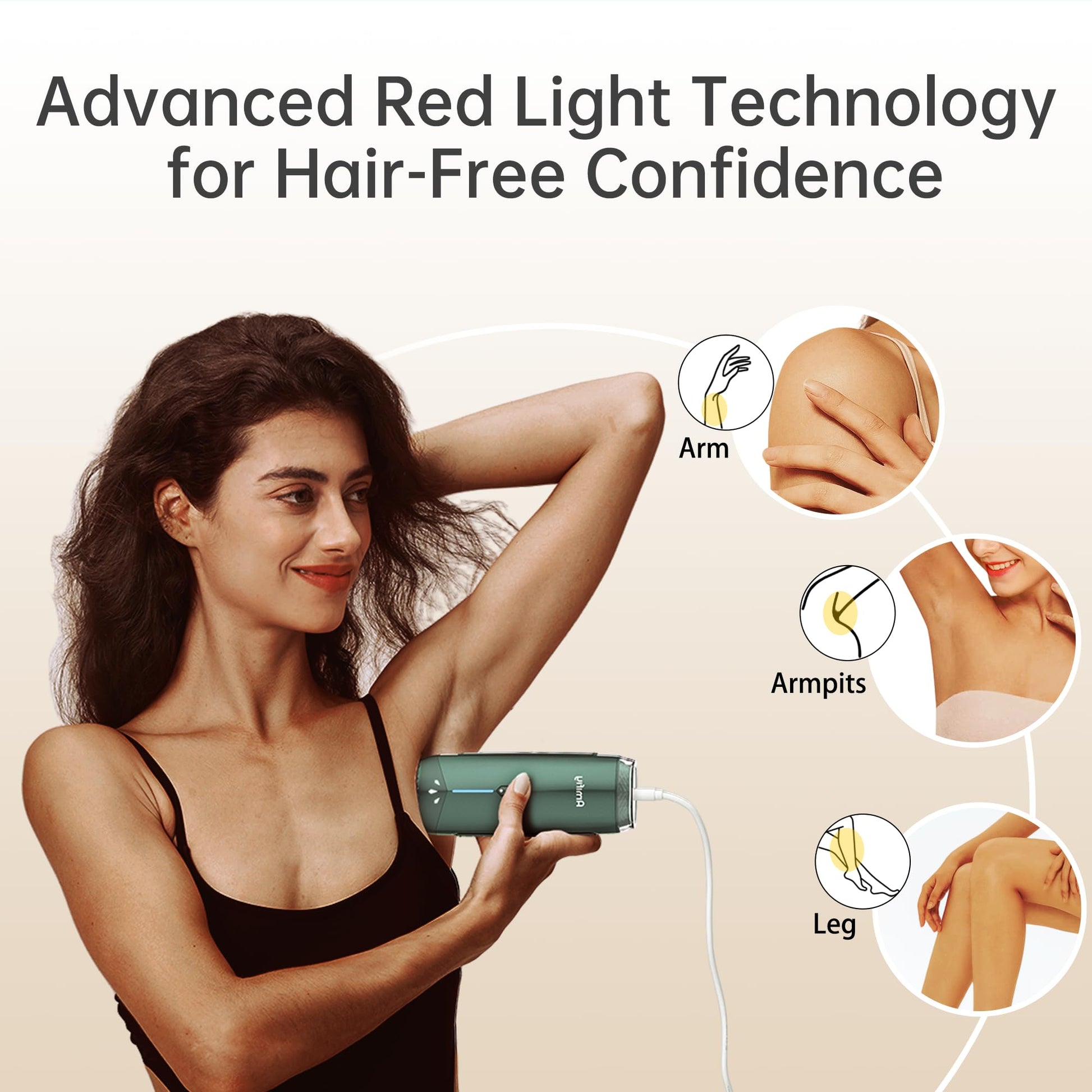 Amifiy Ice Cooling IPL Home Use Hair Removal Device, Laser Hair Removal Machine Painless Epilator for Women Men, 3 Energy Levels & 2 Modes, Face Body Use with Razor & Glasses - Medaid International