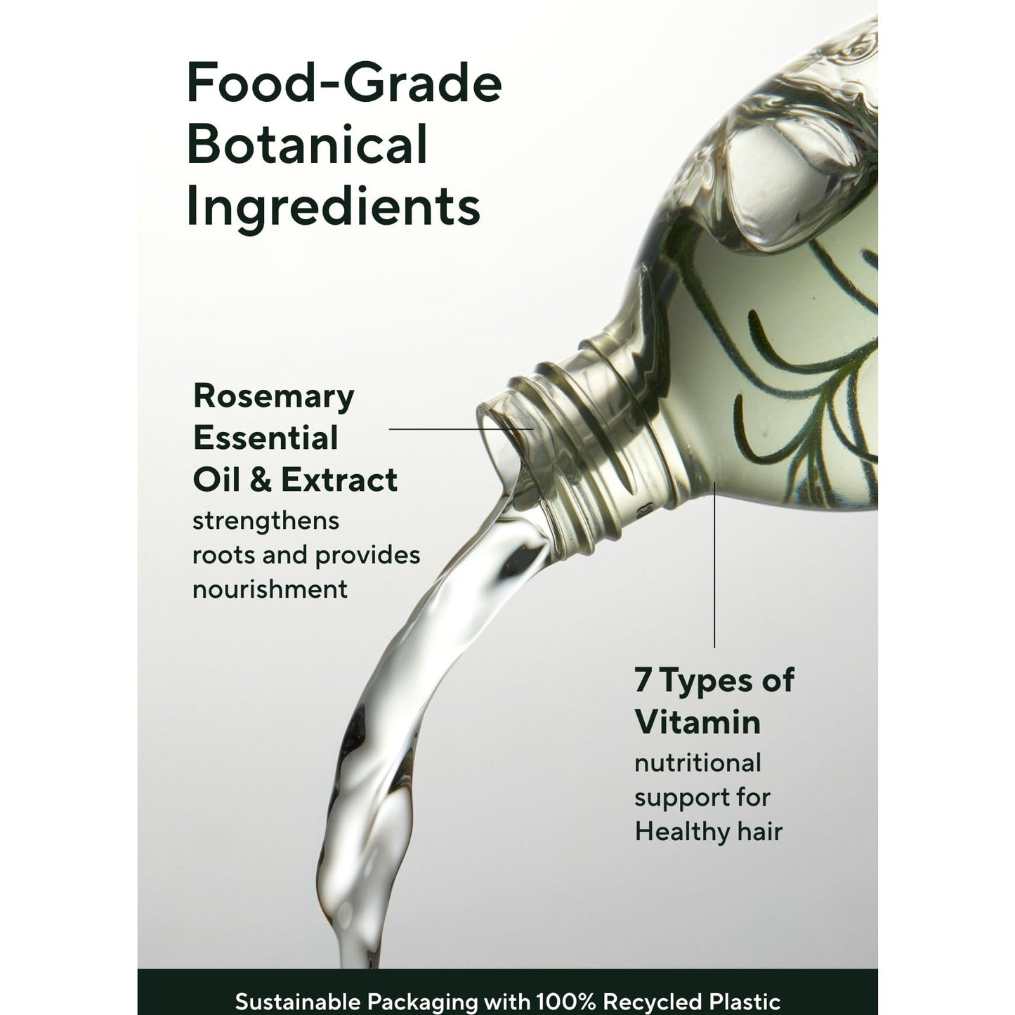 AROMATICA Root Enhancer Rosemary Water Spray for Hair Growth – Korean Hair Care Oil for Scalp Detox – Flaky & Itchy & Dry Scalp Treatment – Free from Sulfate, Silicone, and Paraben (3.38oz) - Medaid International