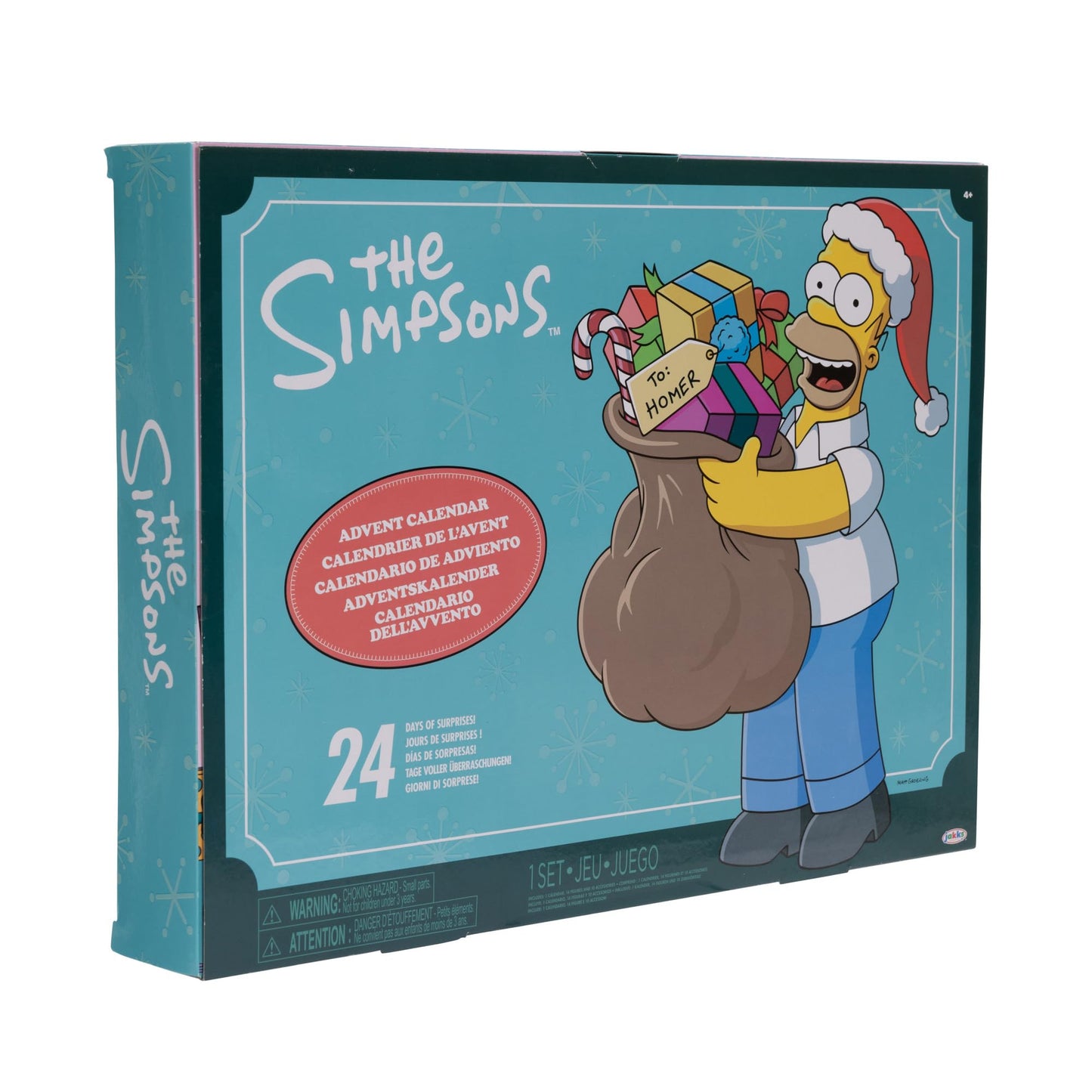 Disney The Simpsons Advent Calendar Christmas Holiday - 24 Days of Surprises with Mystery Characters and Accessories! Approximately 1.5” Inch Scale Action Figures - Medaid International