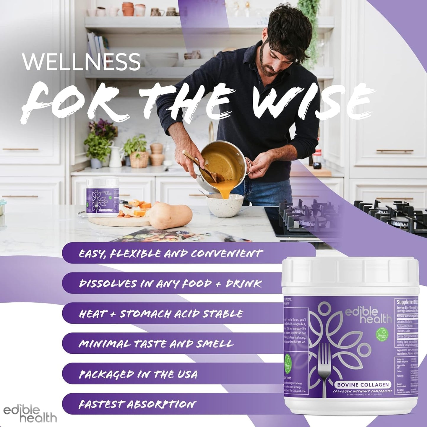 Bovine Collagen Peptides Powder, High Protein, Dairy & Gluten Free Hydrolyzed Collagen, Quality Collagen Protein, Collagen Peptides for Diet & Everyday, Carb Free Bovine Collagen, 15.6oz Tub - Medaid International