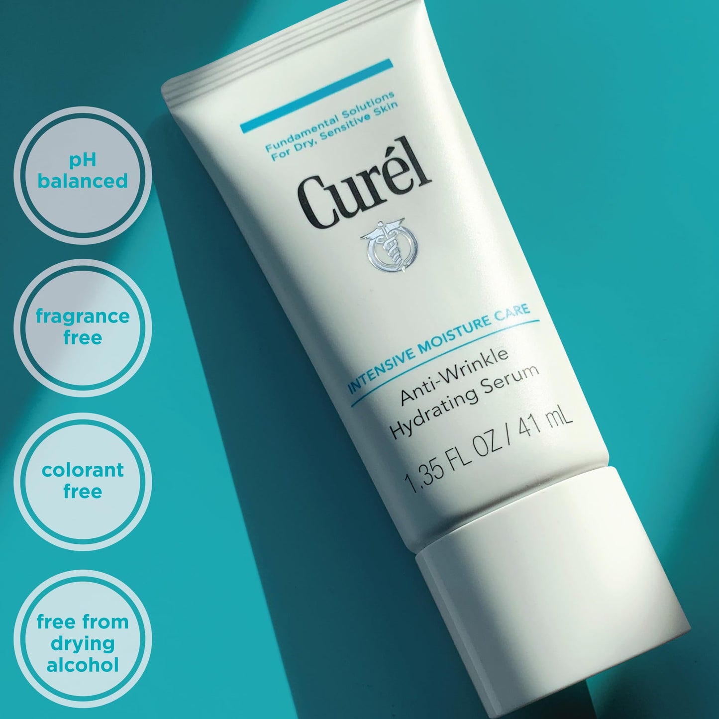 Curel Japanese Skin Care, Anti-Wrinkle Hydrating Serum, Lightweight Serum, Fragrance Free & Colorant Free, For Sensitive Skin, 1.3 Oz - Medaid International