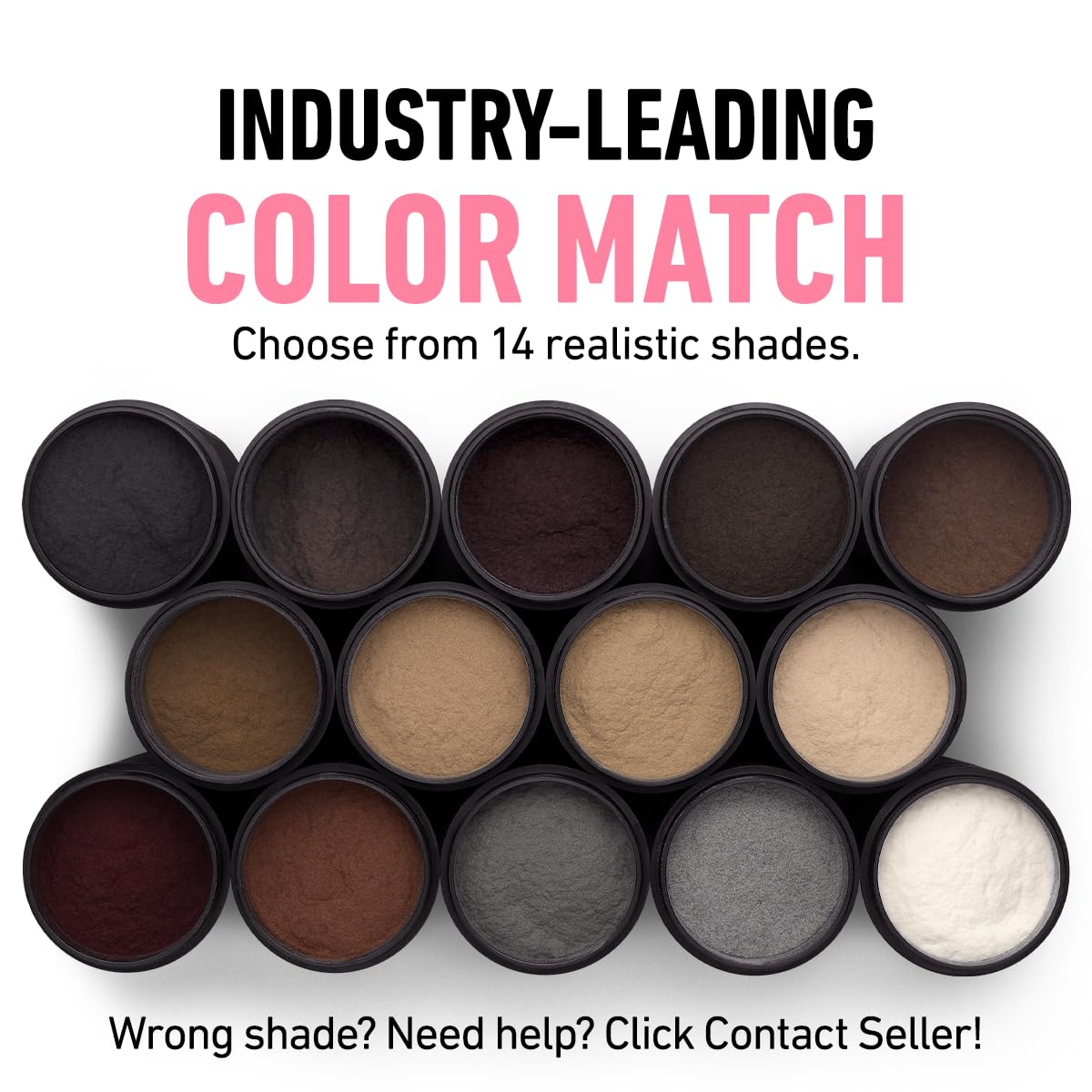 BOLDIFY Hair Fibers (56g) - Fill In Thinning and Fine Hair for an Instantly Fuller, Thicker Look - 14 Shades for Women & Men - Dark Brown - Medaid International