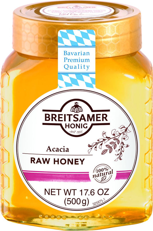 Breitsamer, Acacia Raw Honey, 17.6 oz - Medaid International