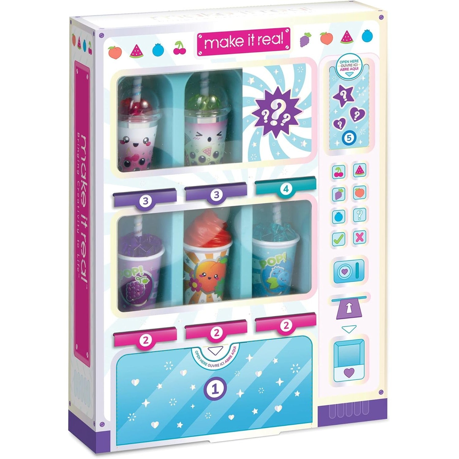 Lip Gloss Dispenser &  Nail Polish with Stickers Kit for Girls - Medaid International