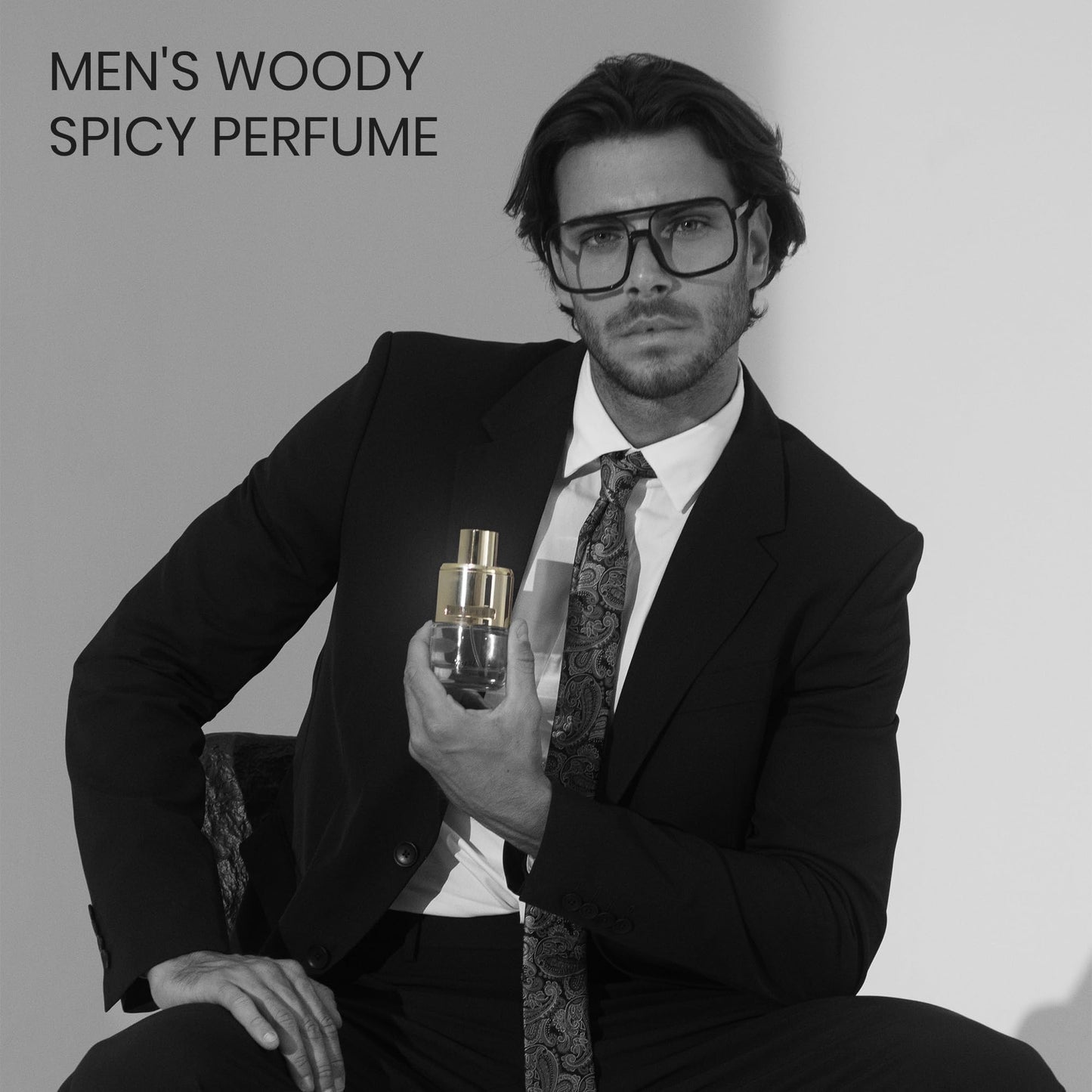 Sapil Dapper Eau de Parfum for Men – Long-Lasting Dubai Perfume – Woody, Spicy, Amber & Fresh Citrus Scent with Cinnamon & Patchouli –3.4 Oz (100ml) – Luxurious Arabic Perfume for Daily & Evening Wear - Medaid International