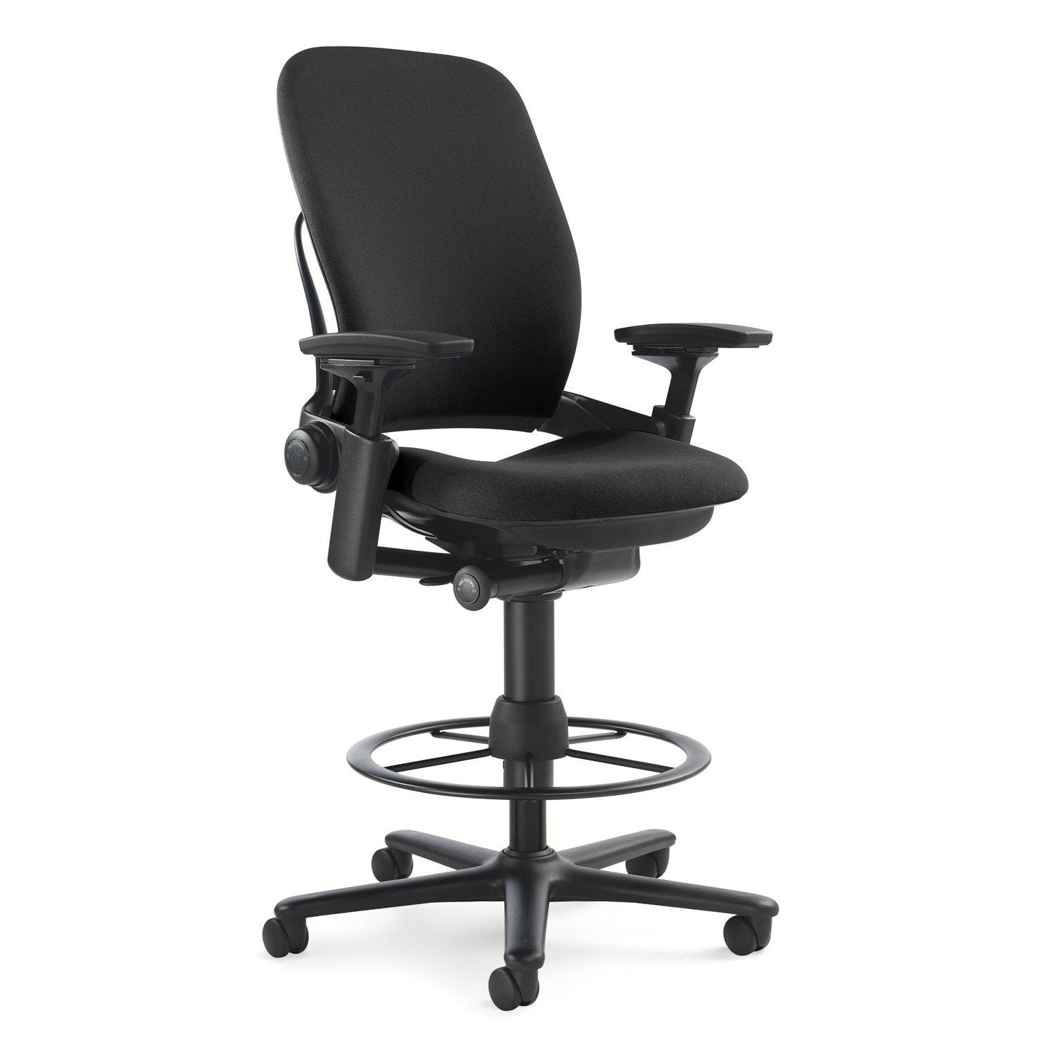 Steelcase Leap Fabric Stool, Black - Medaid International