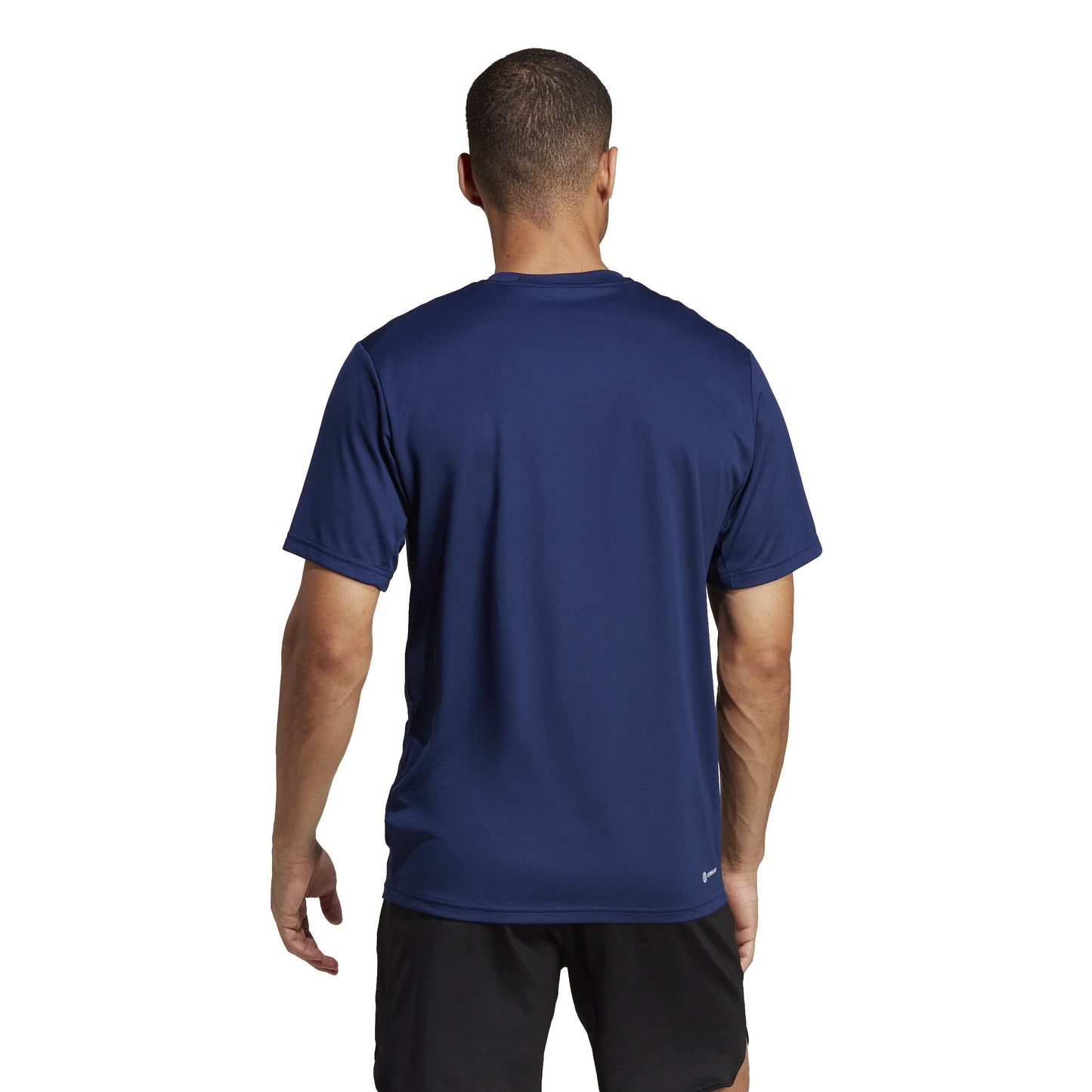 adidas Mens Train Essentials Training T-Shirt, Dark Blue / White, Medium - Medaid International