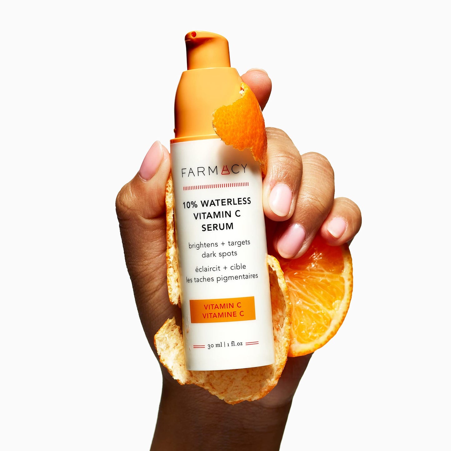 Farmacy 10% Vitamin C Serum for Face - Brightening Vitamin C Face Serum to Firm + Smooth Skin Texture - L Ascorbic Acid + Tangerine Peel Infused Skin Care to Hydrate and Even Skin Tone (30ml) - Medaid International