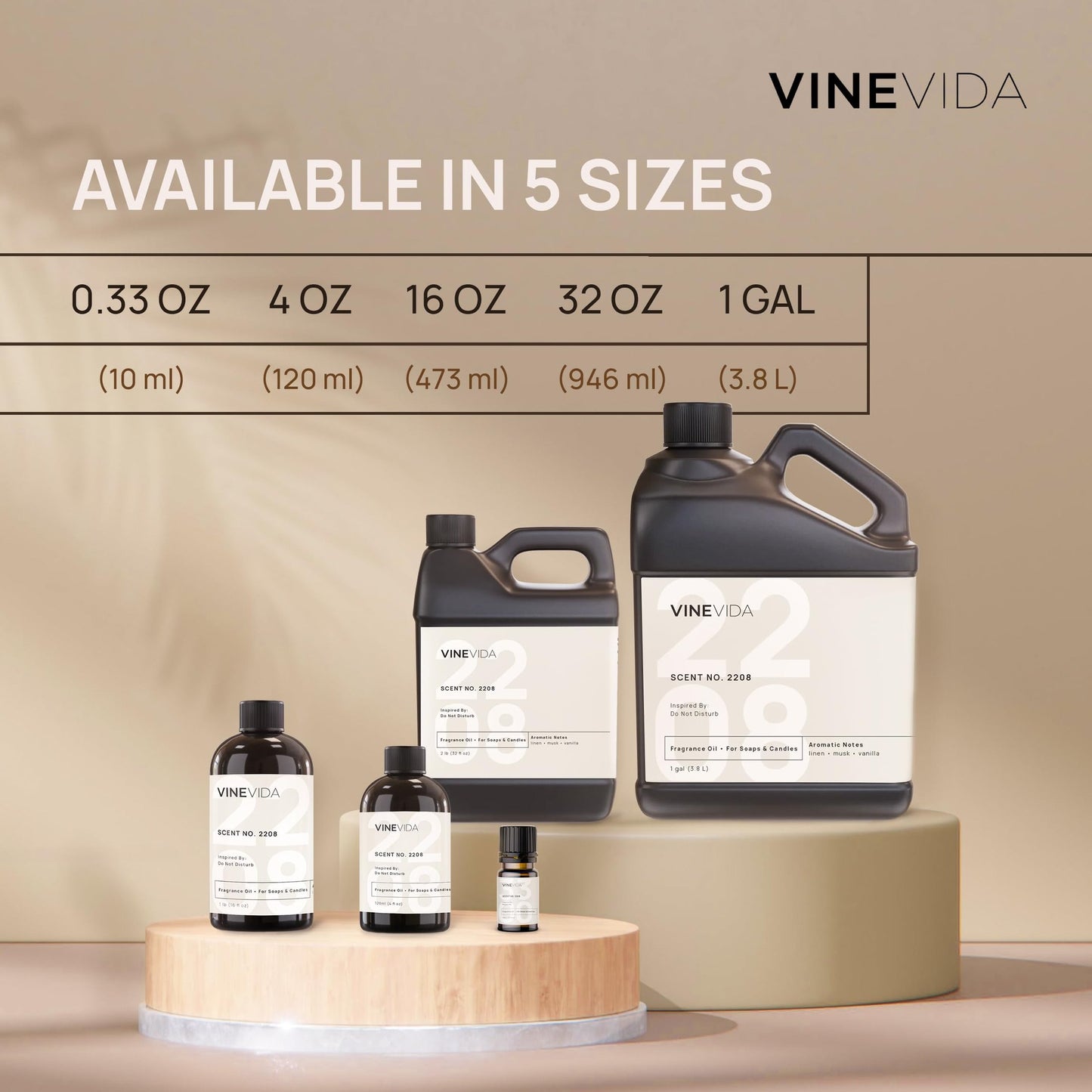 VINEVIDA [4oz] Kentucky Bourbon Fragrance Oil for Candle Making - Candle Scents for Candle Making, Made in USA Candle Oil Scents - Scents for Soap Making - Medaid International