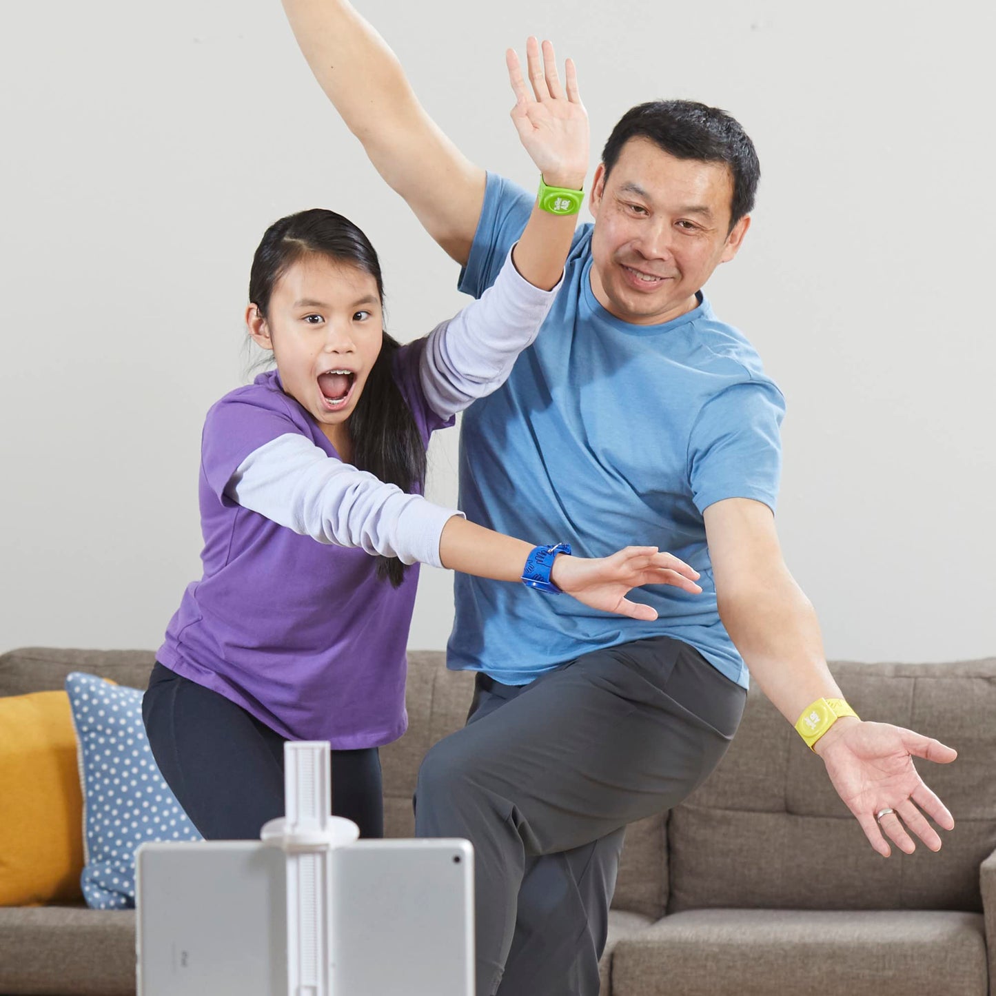 Hasbro Gaming Twister Air Game | AR App Play Game with Wrist and Ankle Bands | Links to Smart Devices | Active Party Games for Kids and Adults | Ages 8+ | for 1+ Players - Medaid International