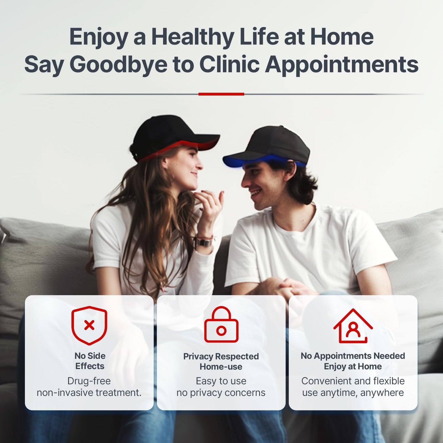 2026 Upgrade Laser Cap, Red Light Therapy for Hair Growth - Medaid International