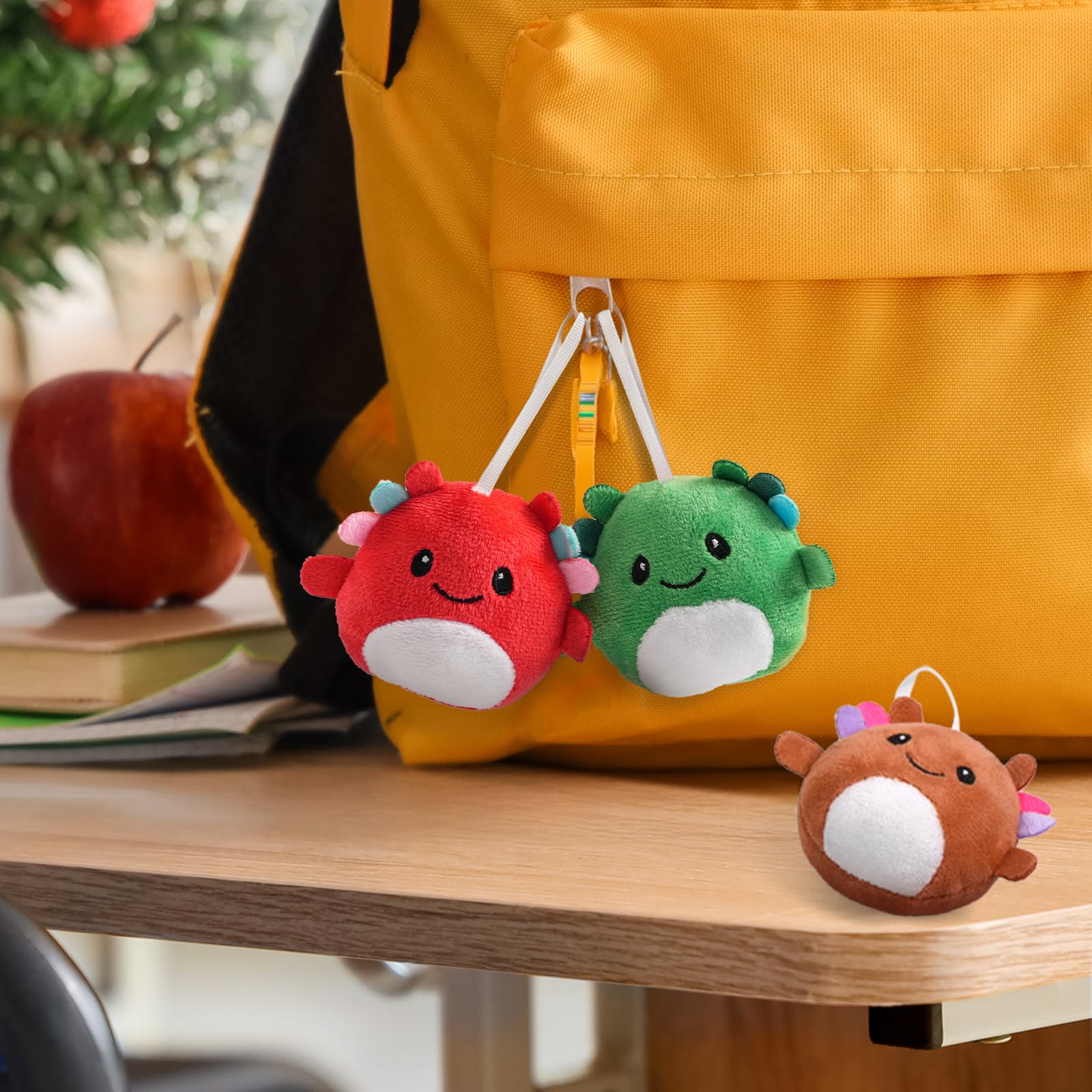 Advent Calendar 2025 - Christmas Countdown Calendars - 24 Days of Surprises with Mini Axolotl Plush Toys - Stuffed Animals Xmas Gifts for Kids Teens Girls Boys Toddler Party Favors - Medaid International