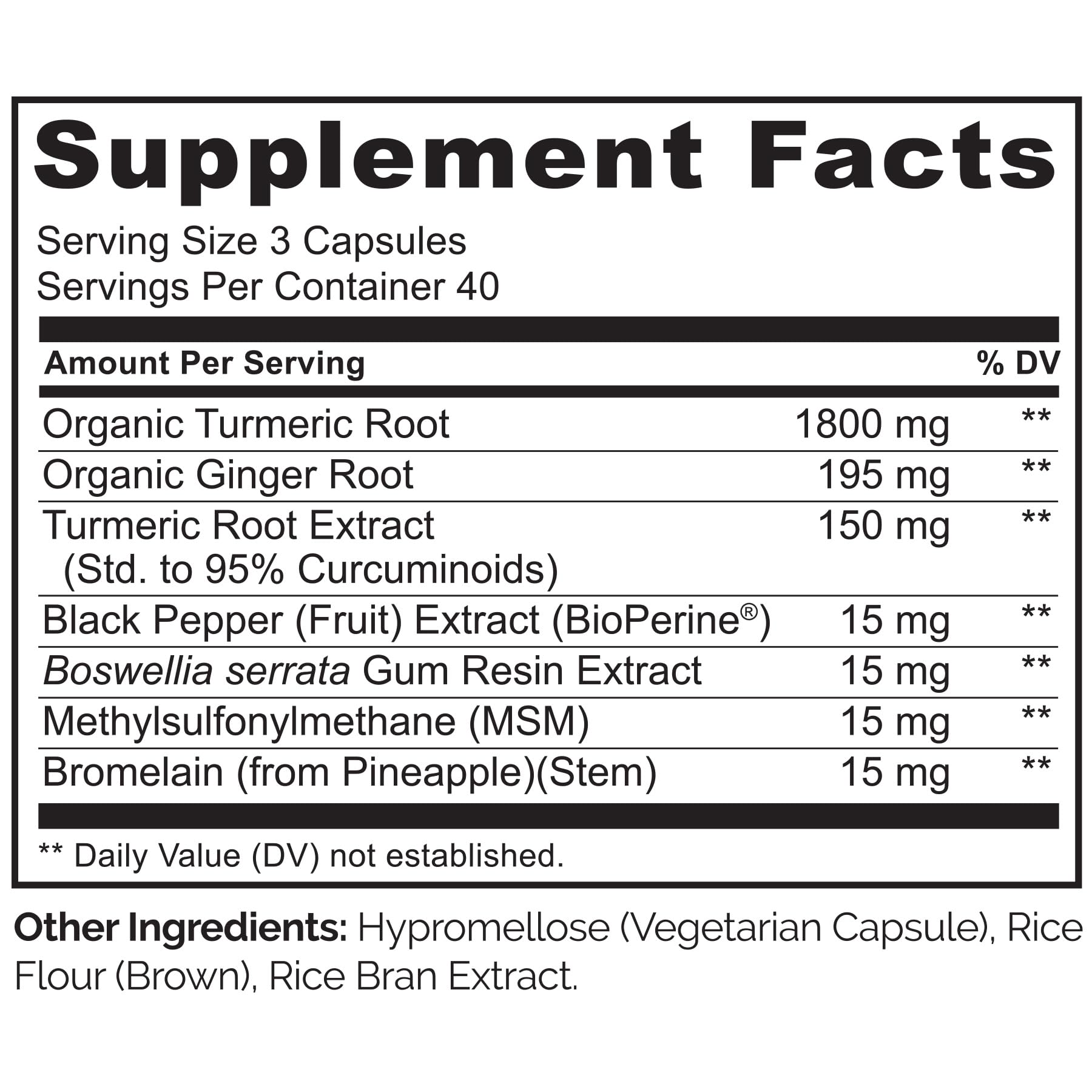 NATURELO Turmeric Curcumin - BioPerine for Better Absorption - Black Pepper, Ginger Root, Curcuminoids - Plant-Based Joint Discomfort Support - 120 Vegan Capsules - Medaid International