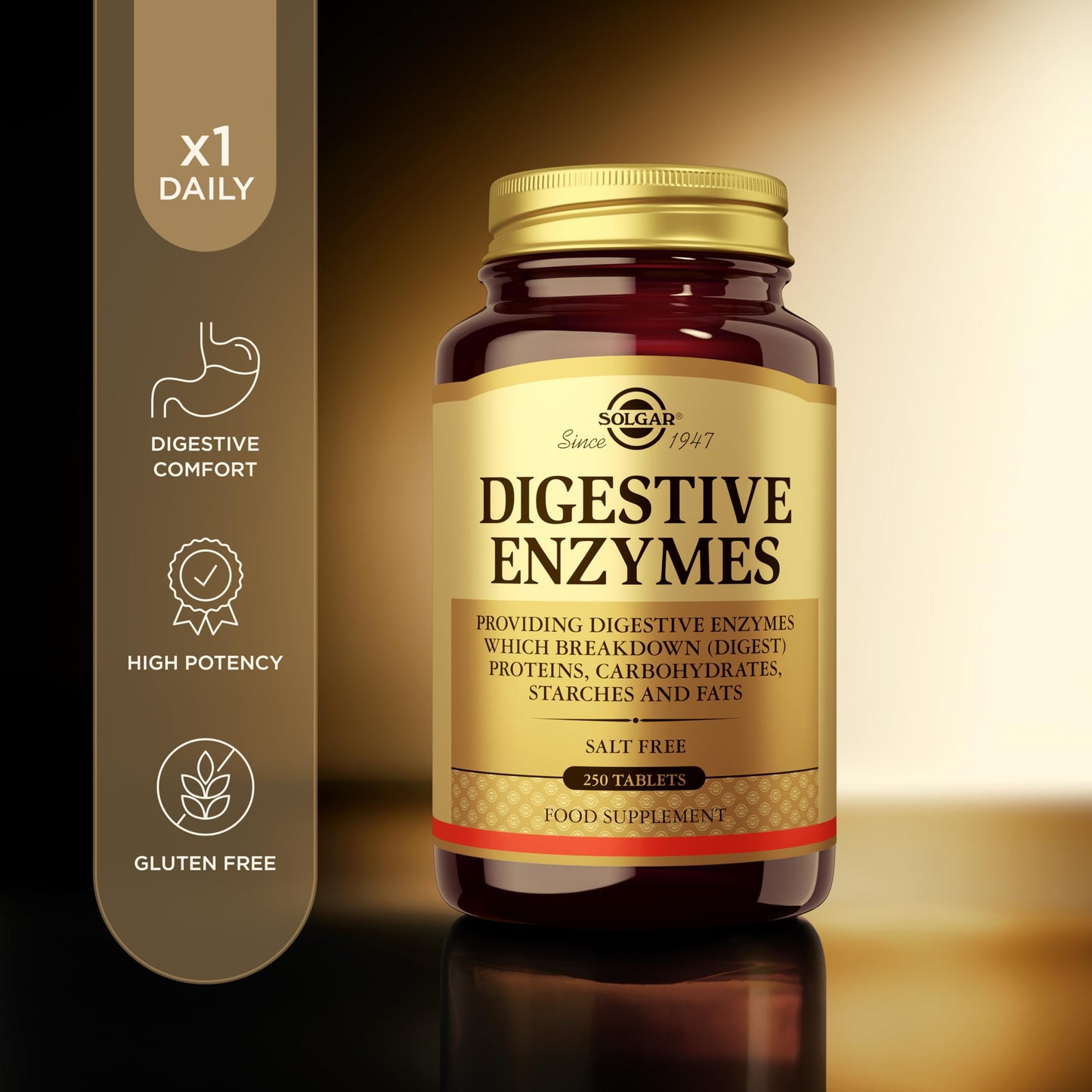 Solgar Digestive Aid Tablets, 100 Count - Medaid International