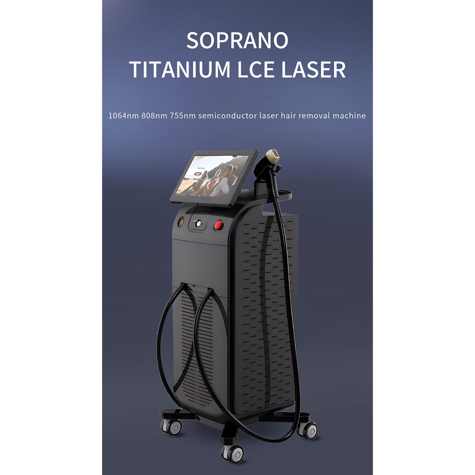 FXNFXLA Hair Removal Device, 755nm 808nm 1064nm Diode Laser Hair Removal Laser Device, Hair Removal for Women and Men - Medaid International