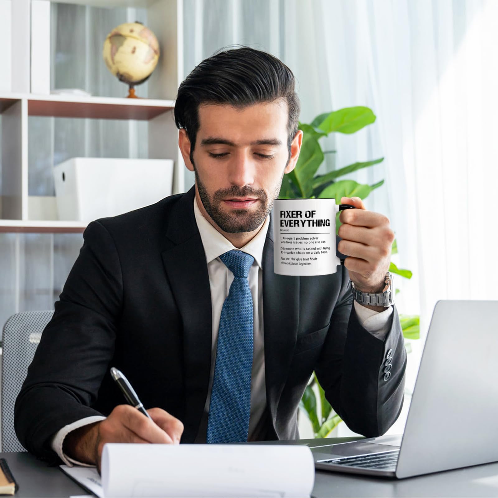 YHRJWN Fixer of Everything Mug - 11 Oz, Perfect Boss Christmas or Birthday Gift for Coworkers - Medaid International