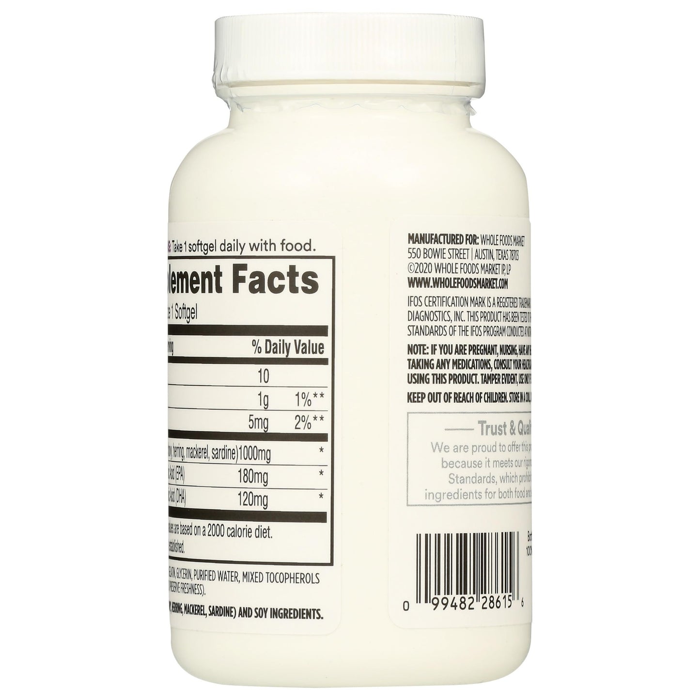 365 by Whole Foods Market, Oil Fish 1000 Mg, 100 Softgels - Medaid International