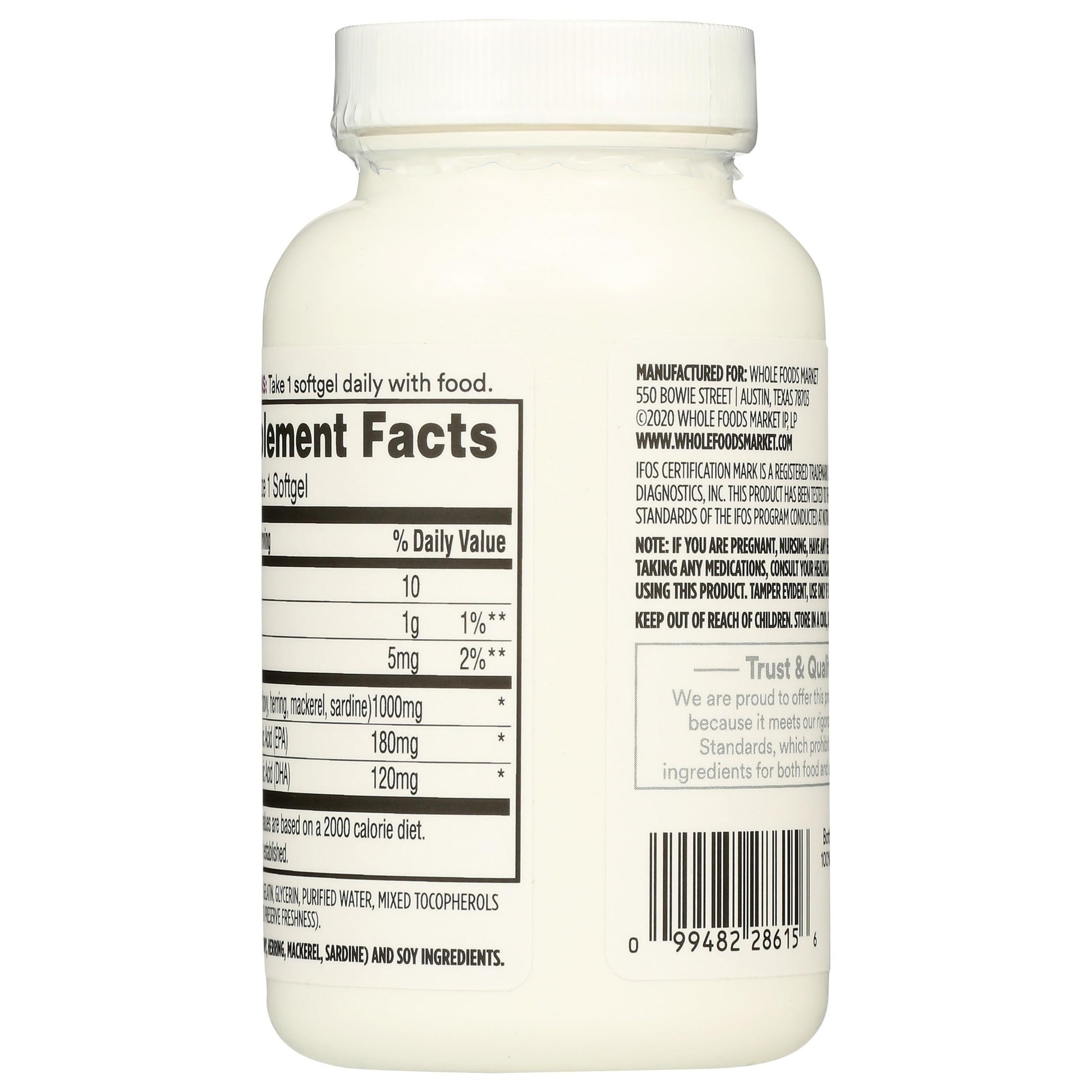 365 by Whole Foods Market, Oil Fish 1000 Mg, 100 Softgels - Medaid International