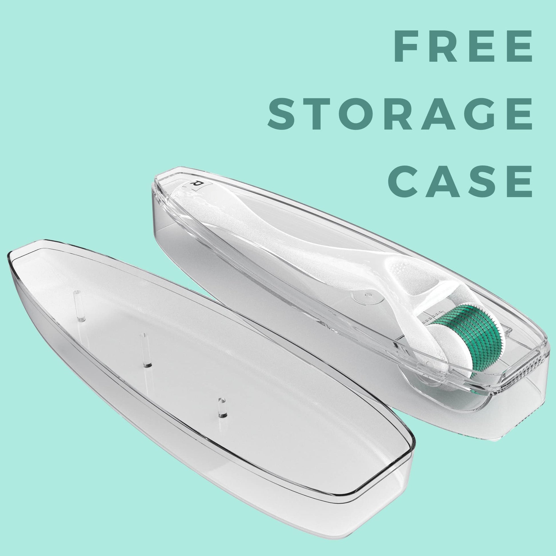 0.25mm Derma Roller Skin Care Tools | 540 Titanium Microneedle Roller | Micro Needler Face Roller | Microdermabrasion Facial Roller with Storage Case - Medaid International