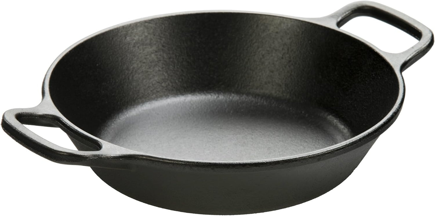 Lodge L8Skl Dual Handle Pan/Skillet, Black, W 27.2 X H 5.1 X L 32.5 Cm, 10.25 Inch, Cast Iron - Medaid - Lebanon