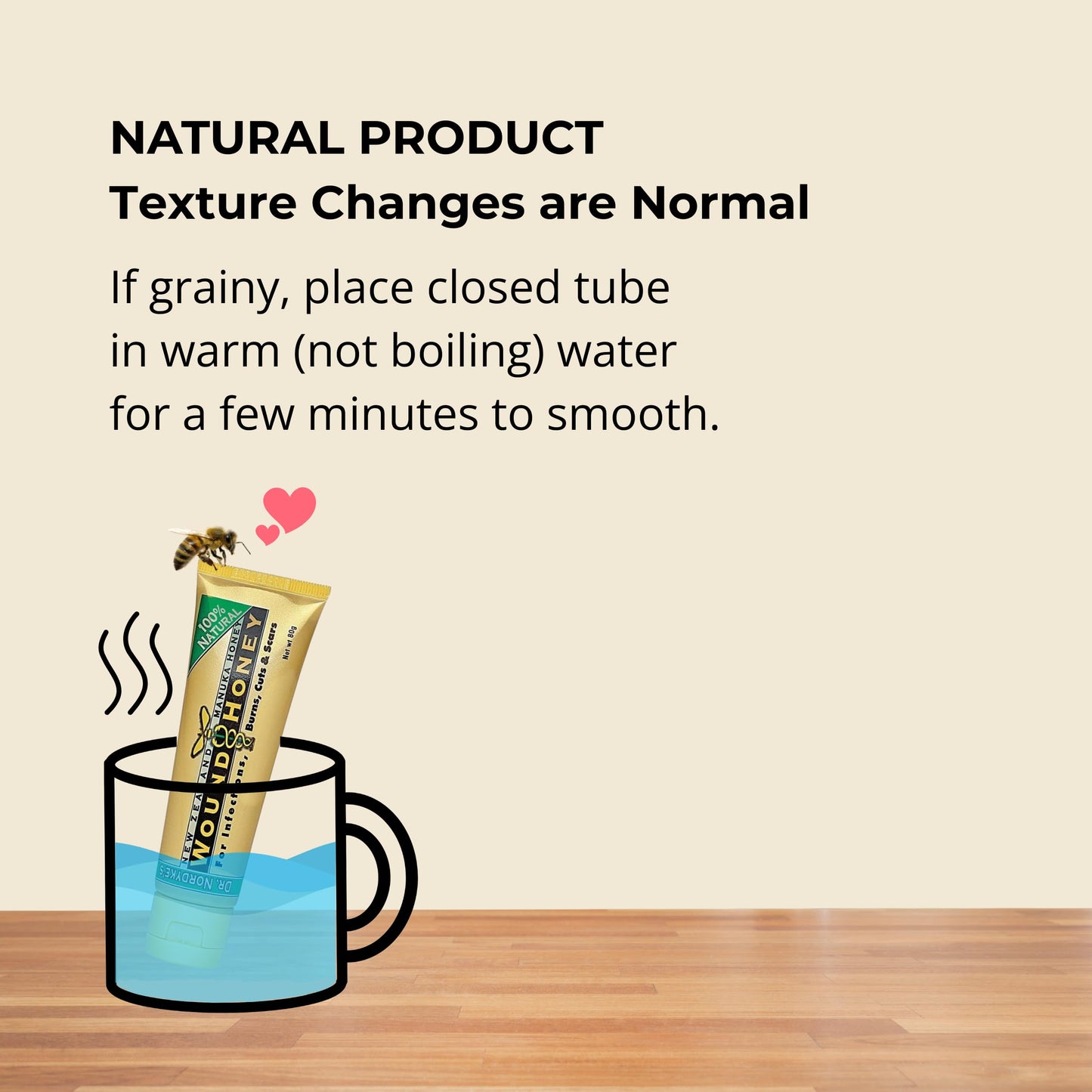 Eras Natural Sciences Wound Honey - Manuka Ointment with Aloe, UMF 12+, 80g - Medaid International