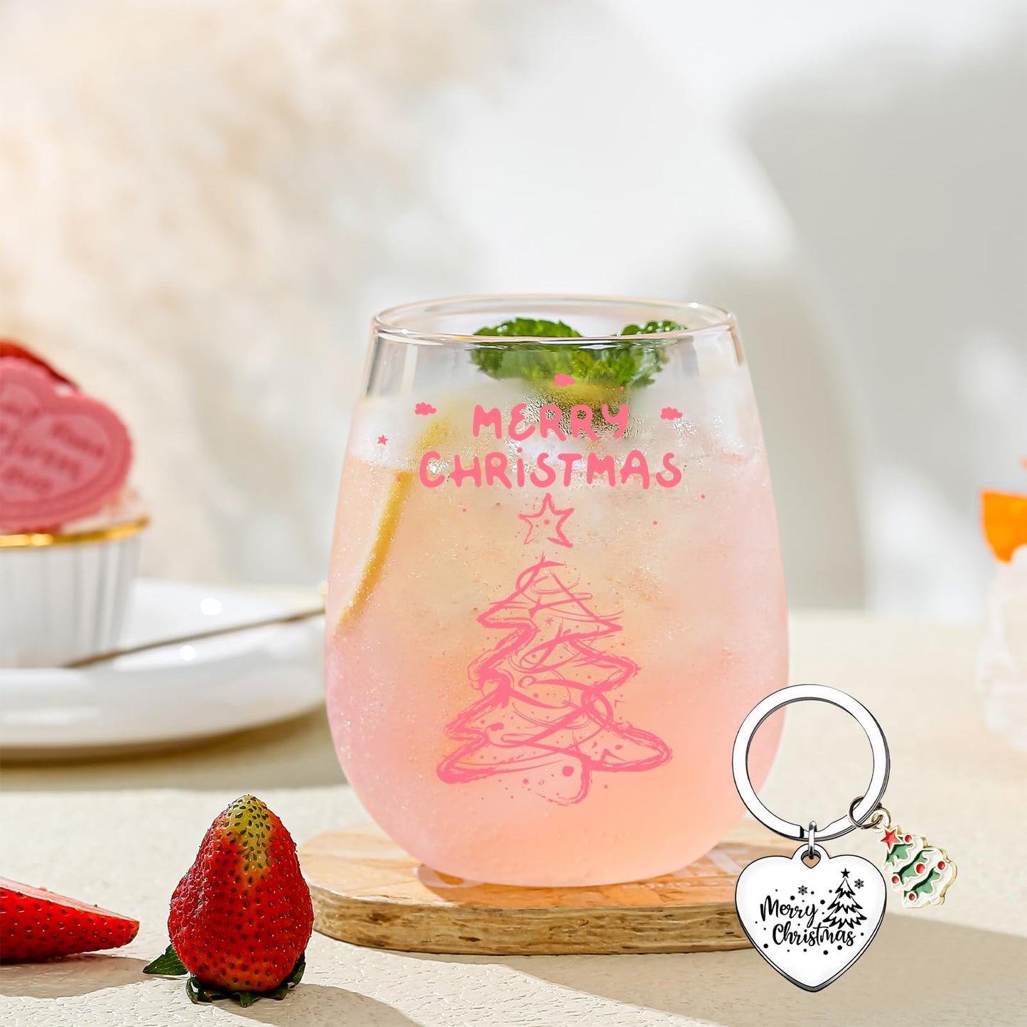 Funny Christmas Gifts: Tree Mugs, Wine Glasses & Stocking Stuffers - Kawaii White Elephant Gifts for Women, Moms, Friends & Sisters - Medaid International