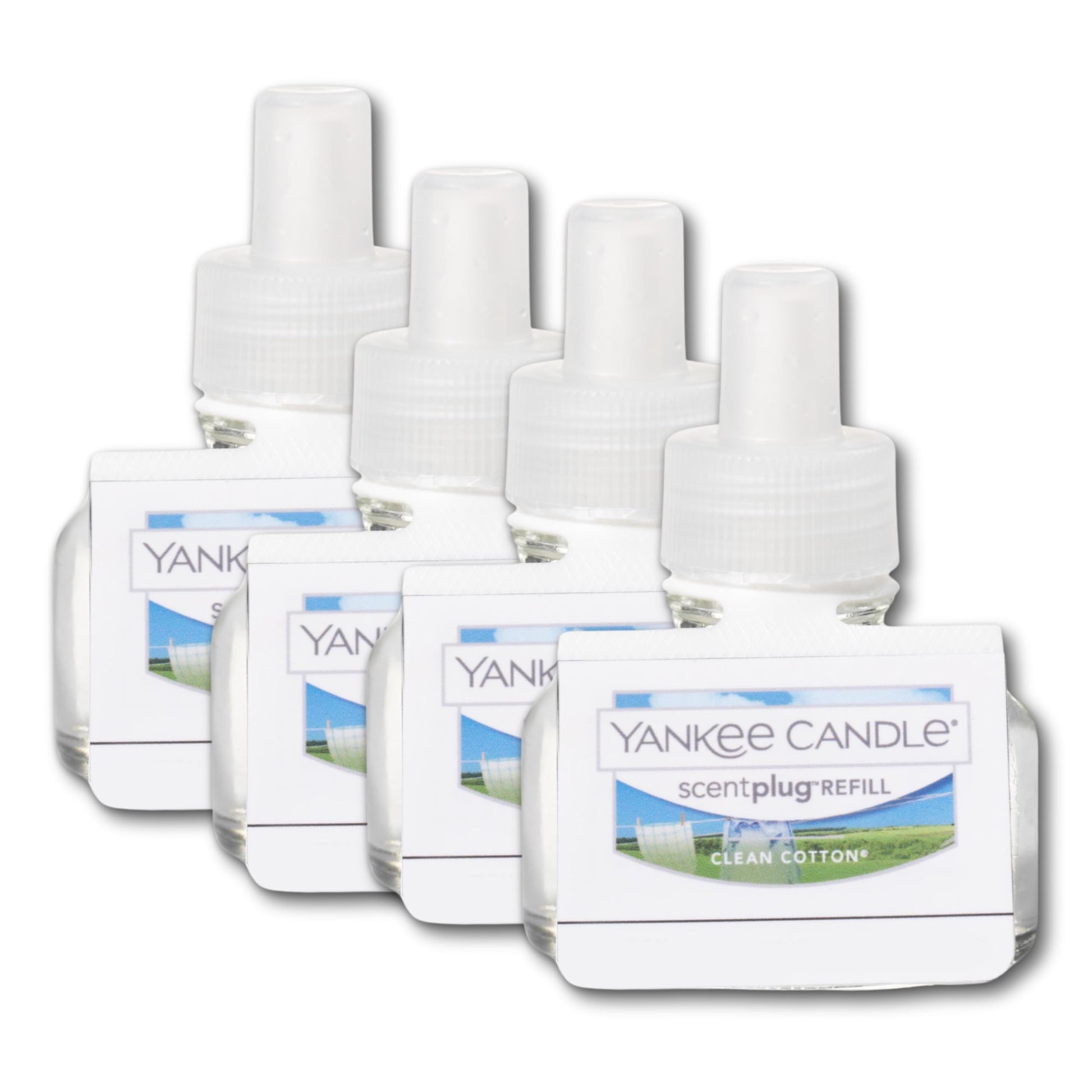 Yankee Candle Clean Cotton ScentPlug Refill 4-Pack - Medaid International