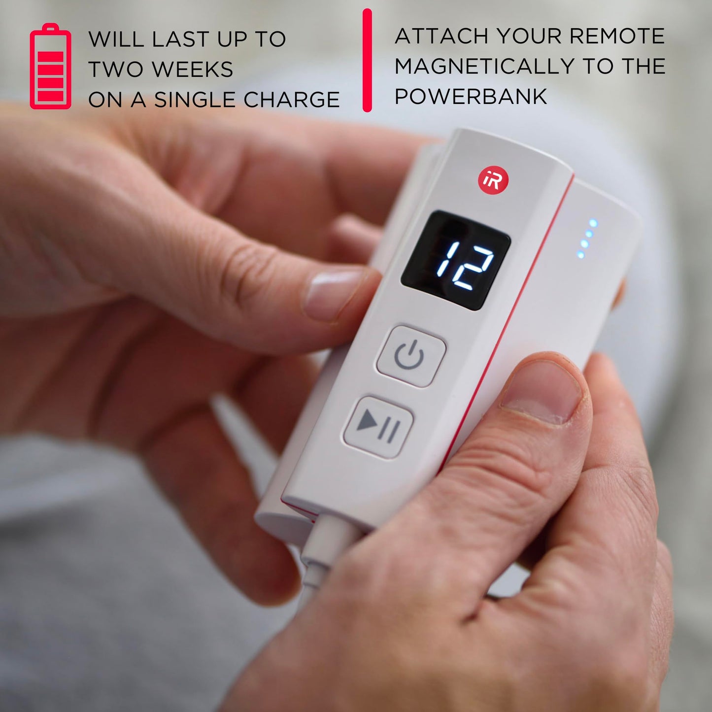 iRestore Professional + Rechargeable Battery Pack - Laser Red Light Therapy for Hair Growth - FDA Cleared Hair Loss, Thinning Treatment for Men & Women - Hair Regrowth Cap - 282 Lasers & LEDs - Medaid International